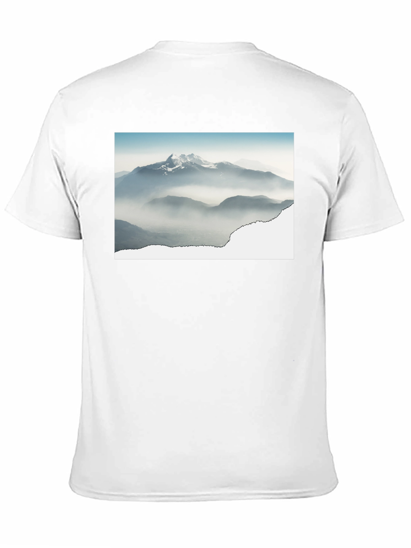 Black Mountains Graphic Black T-Shirt view 11