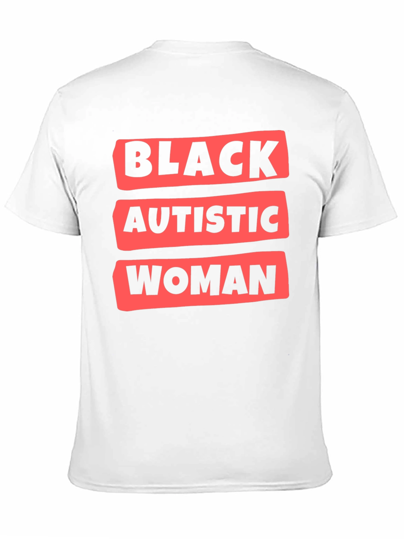 Black Black Autistic Woman T-Shirt view 11