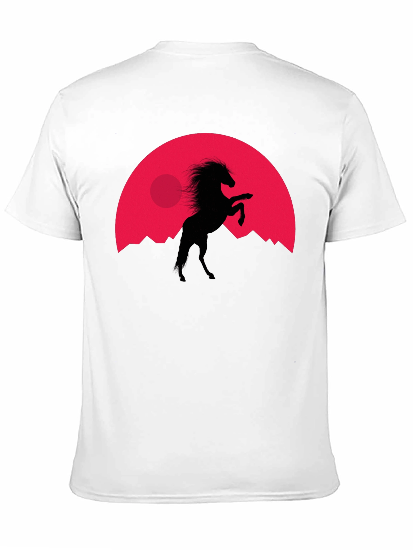 Black Horse Silhouette Tee - Black T-Shirt view 11