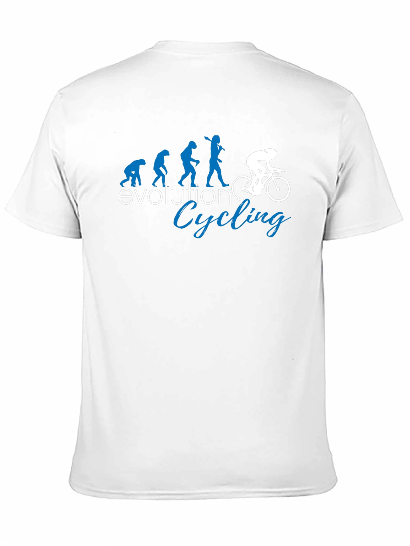 Black Evolution Cycling T-Shirt - Funny Bike Rider Tee view 11