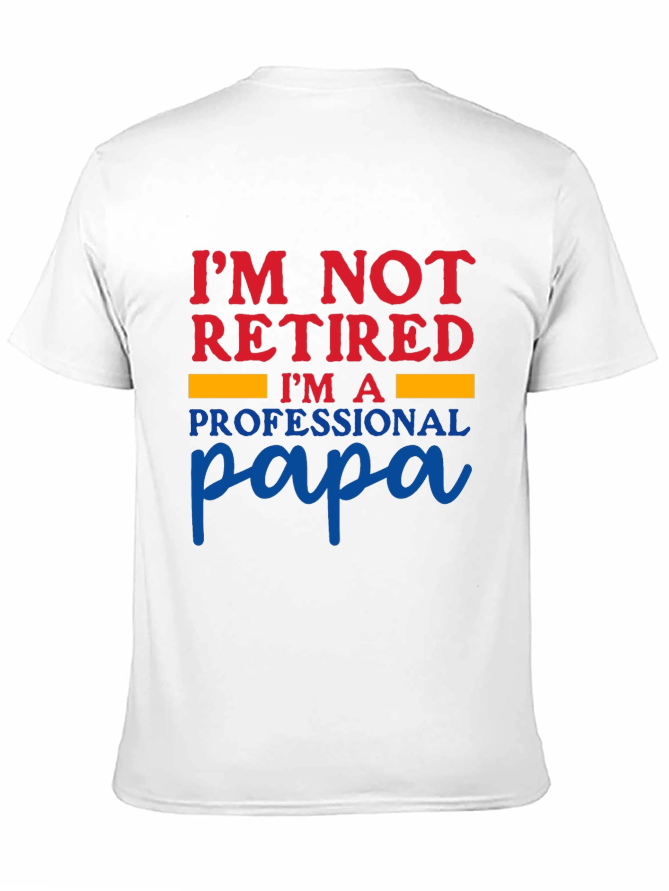 I'm Not Retired I'm a Professional Papa T-Shirt - 11