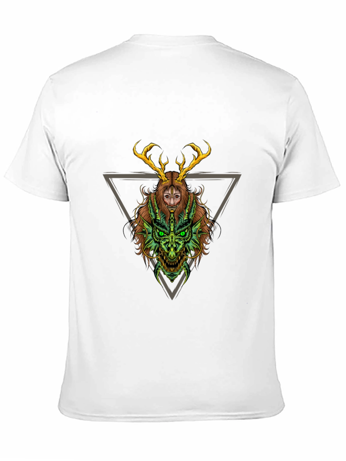 Black Mystic Demon Graphic T-Shirt view 11