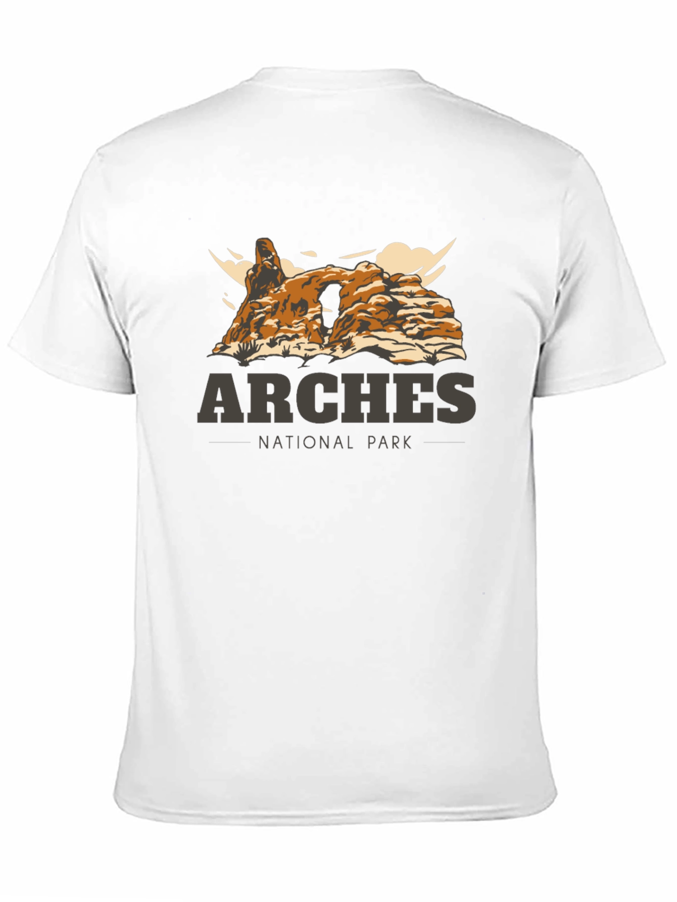 Black Arches National Park Graphic T-Shirt view 11