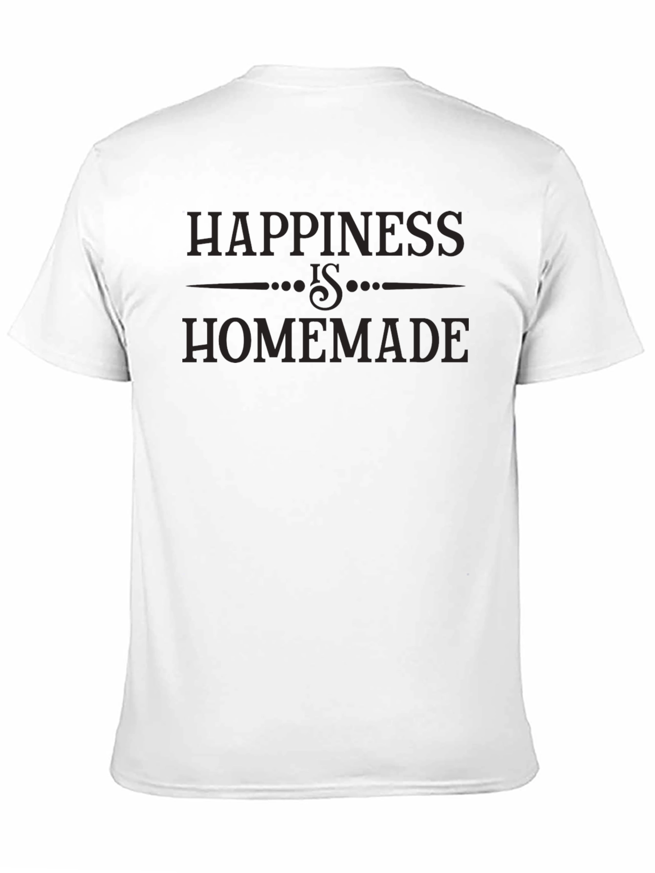 Black Happiness Is Homemade - Men's Black Tee view 11