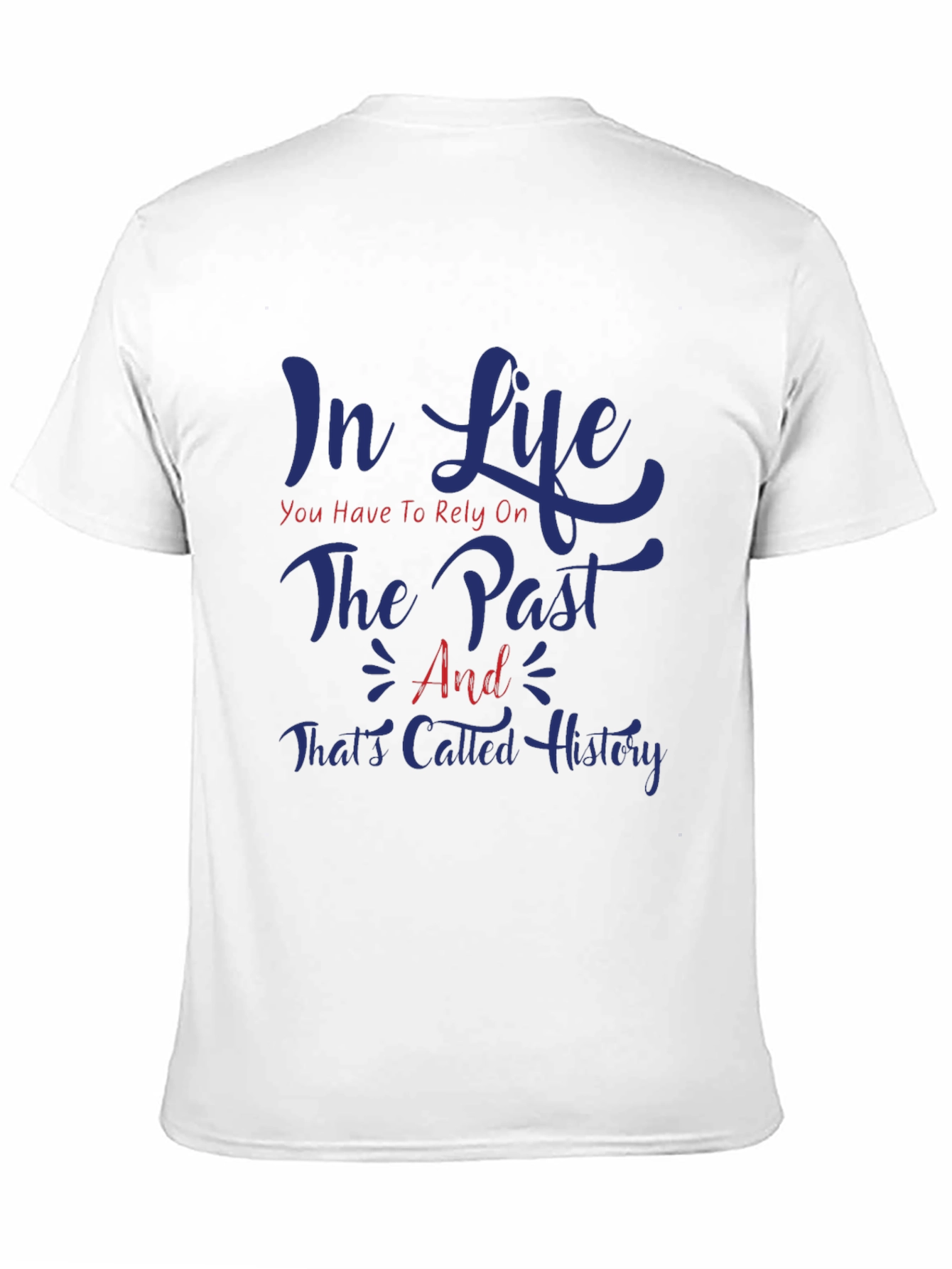 Black In Life Rely on History Graphic Tee view 11