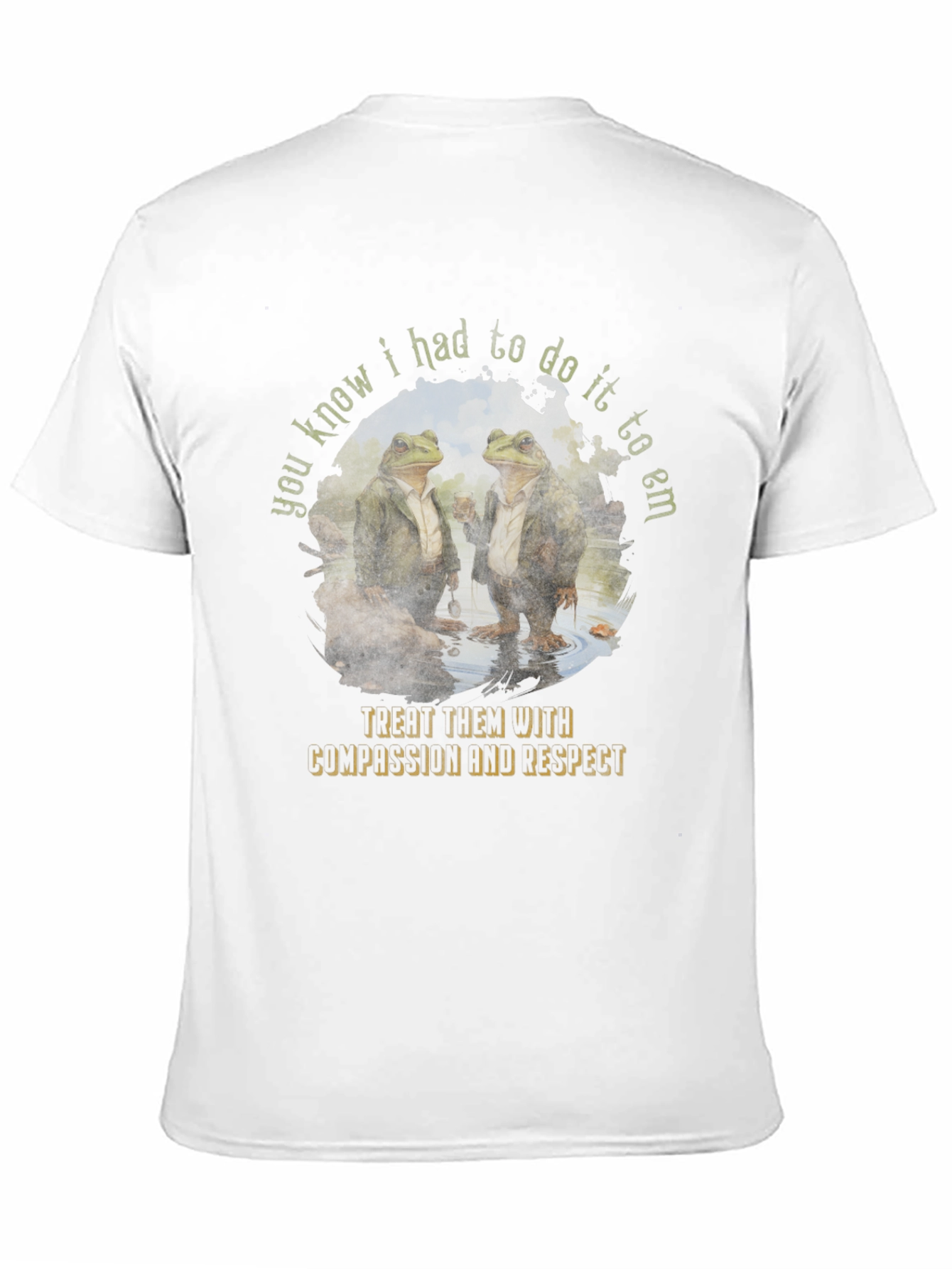 Black Dapper Frogs T-Shirt - "You Know I Had to Do It to Em" view 11