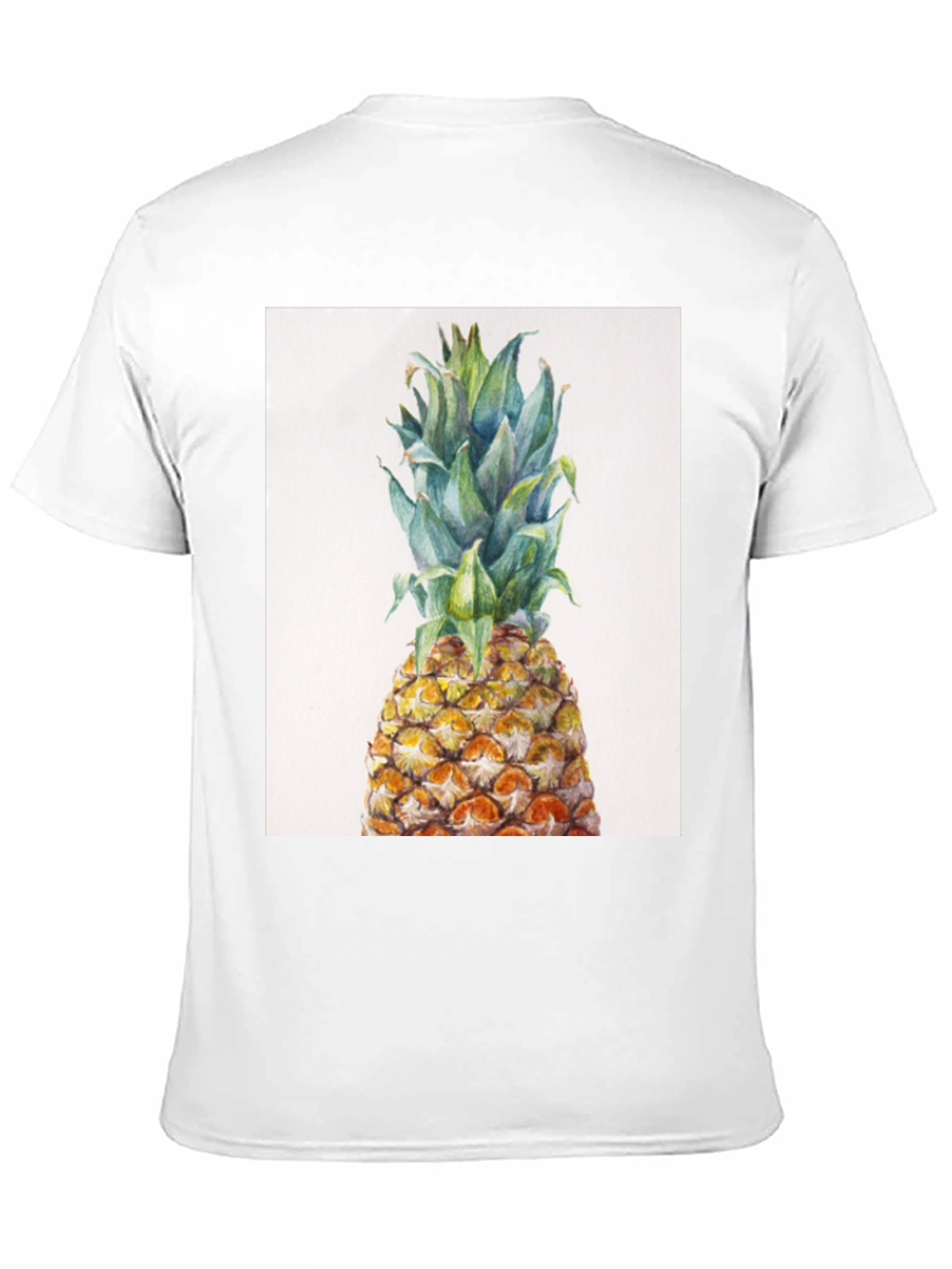 Black Pineapple Graphic Tee - Tropical Fruit Design view 11