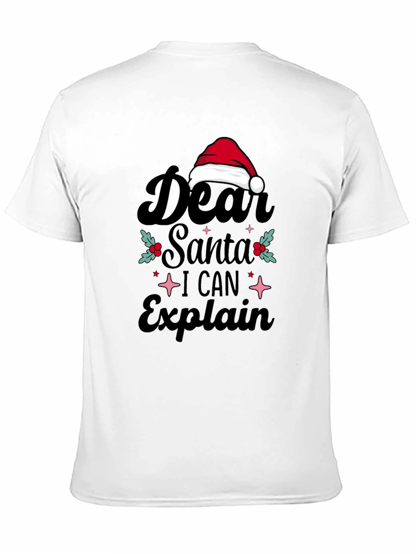 Dear Santa I Can Explain Holiday T-Shirt - 11