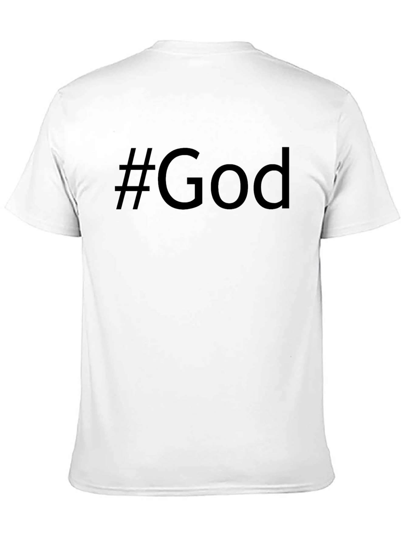 Black #God Black T-Shirt - Religious Tee view 11