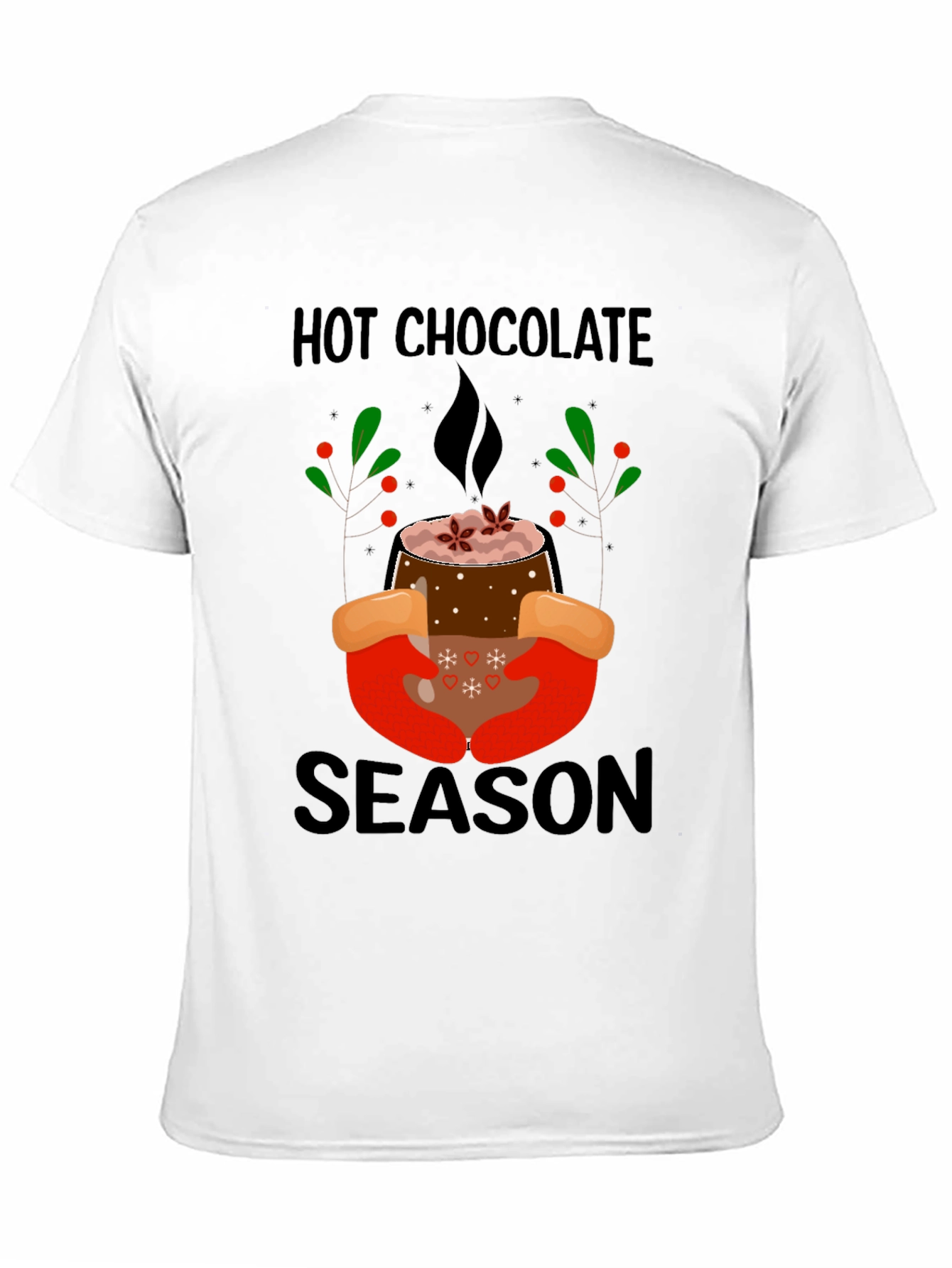 Black Hot Chocolate Season Graphic Tee view 11