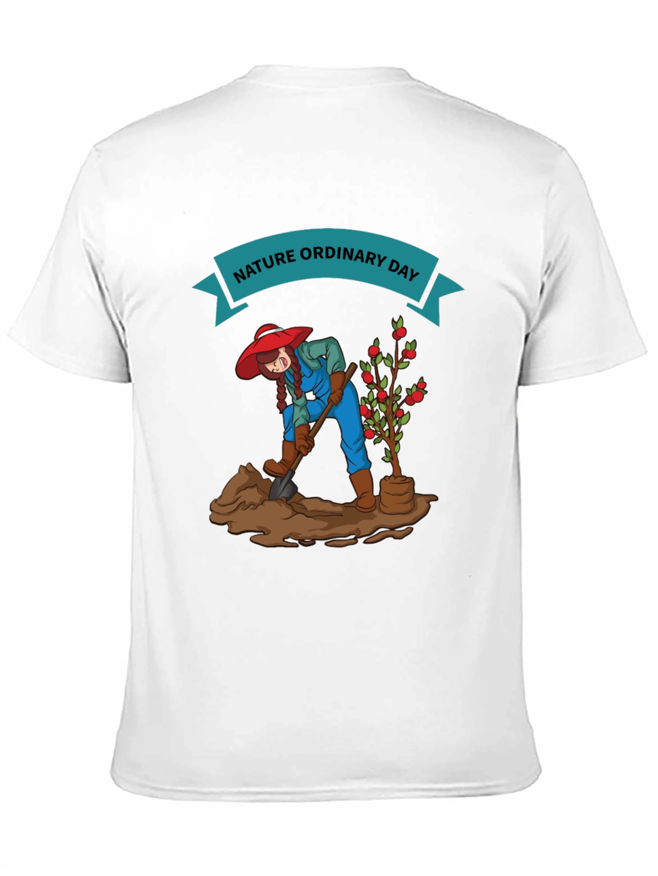 Black Nature Ordinary Day Graphic T-Shirt view 11