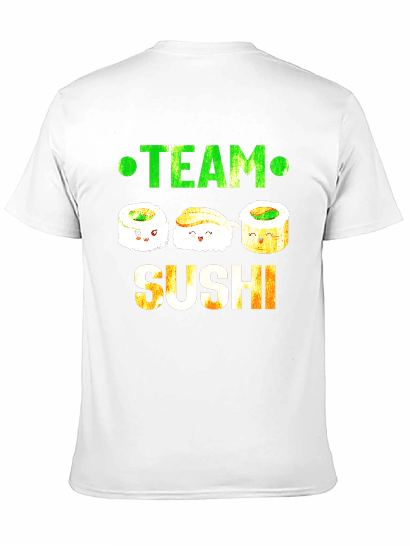 Black Team Sushi Graphic T-Shirt - Foodie Fun! view 11