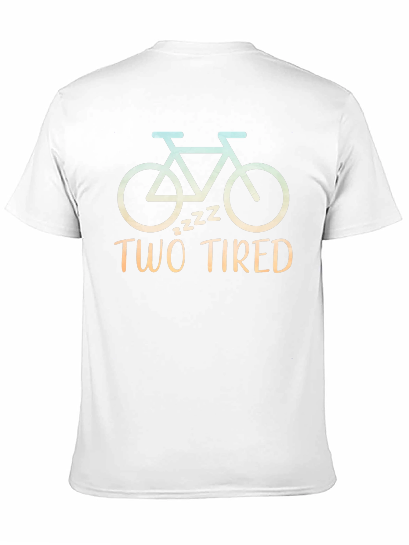 Black Two Tired Bicycle Graphic T-Shirt view 11