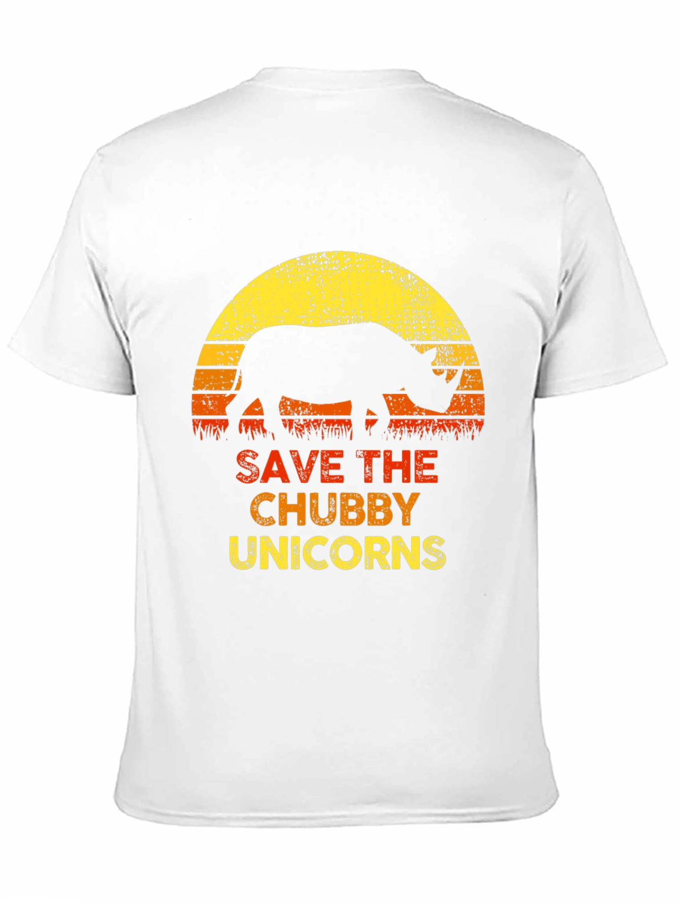 Black Save The Chubby Unicorns Black T-Shirt view 11