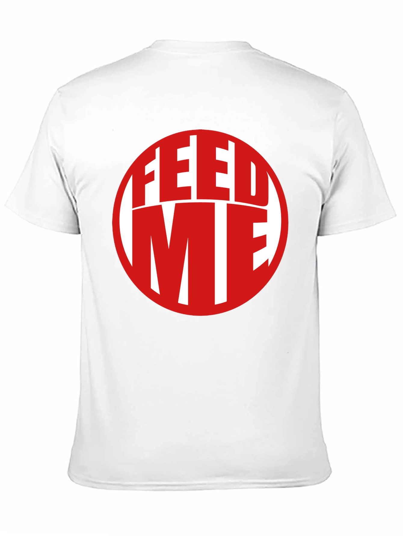 Black Feed Me Graphic Print T-Shirt view 11