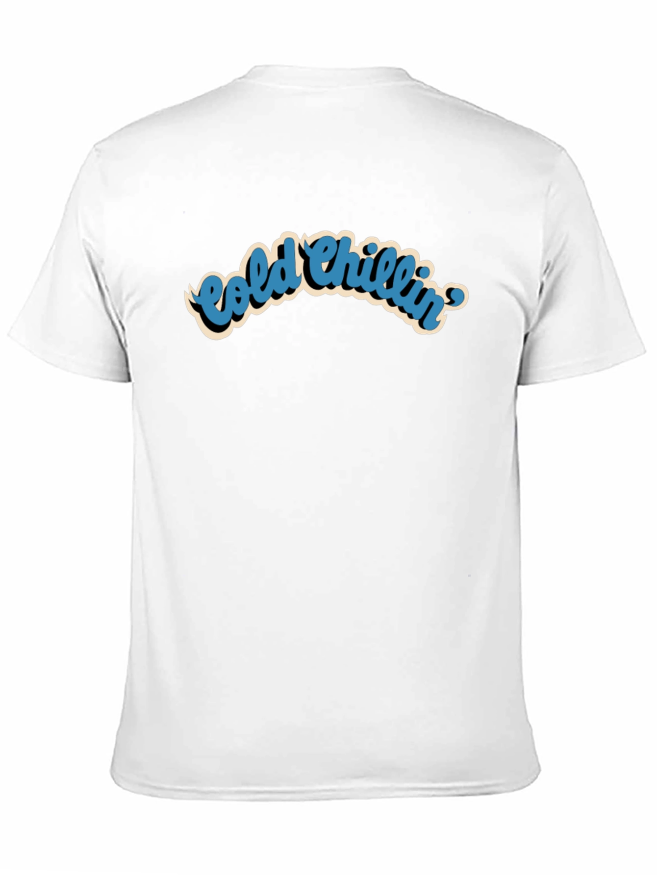 Black Cold Chillin' Graphic T-Shirt view 11
