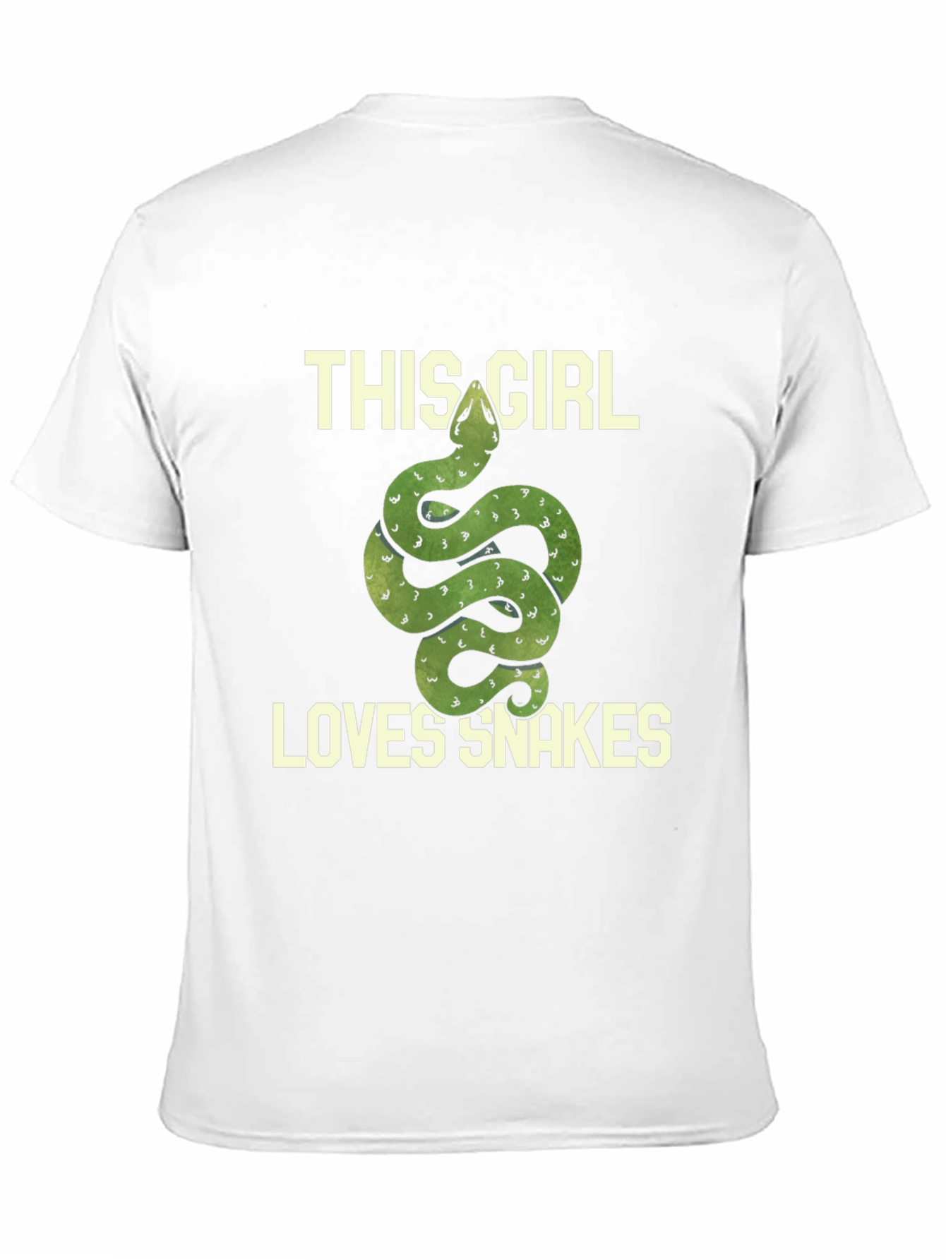 Black This Girl Loves Snakes T-Shirt view 11