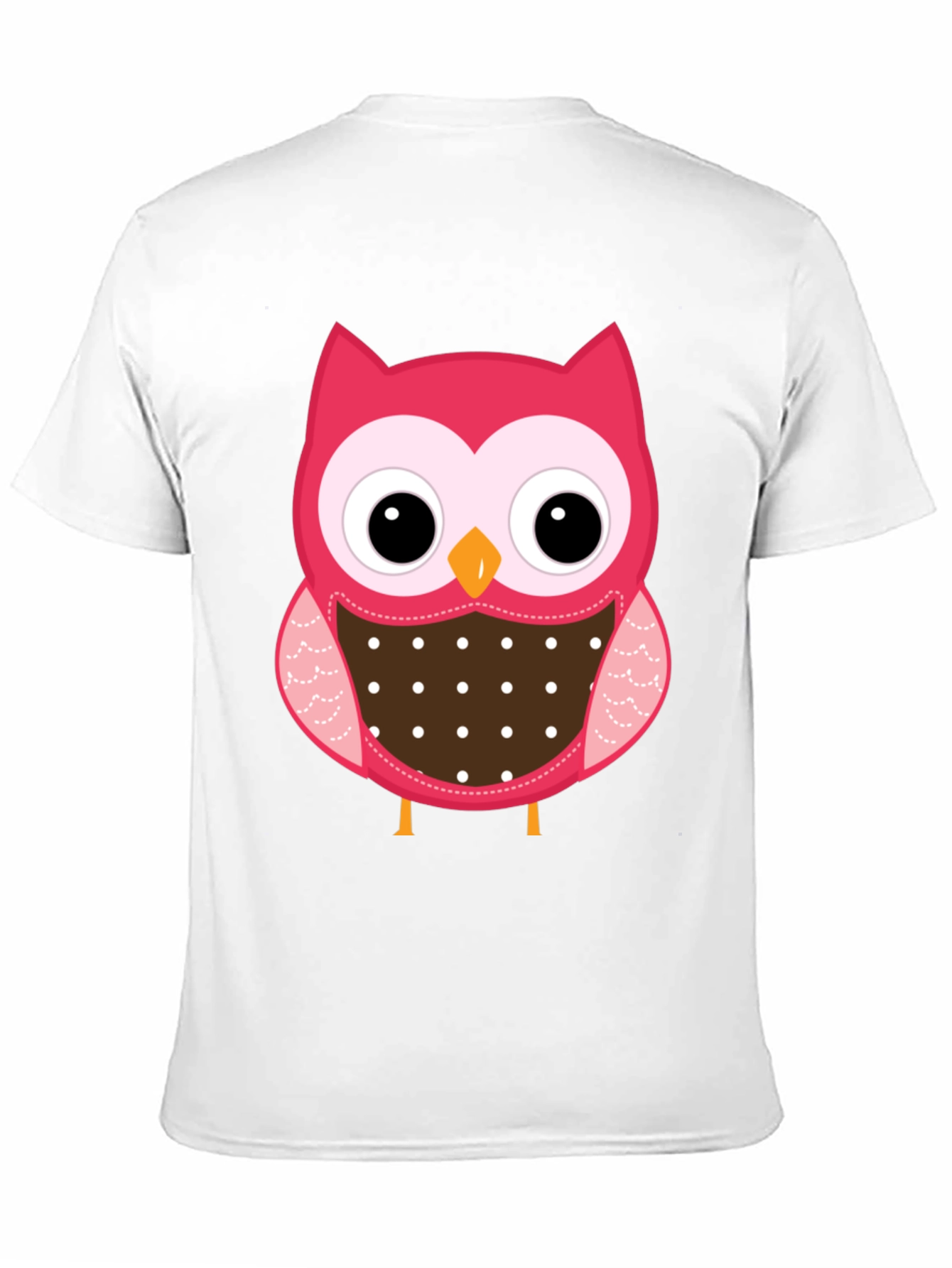 Black Cute Owl Graphic Print Black T-Shirt view 11