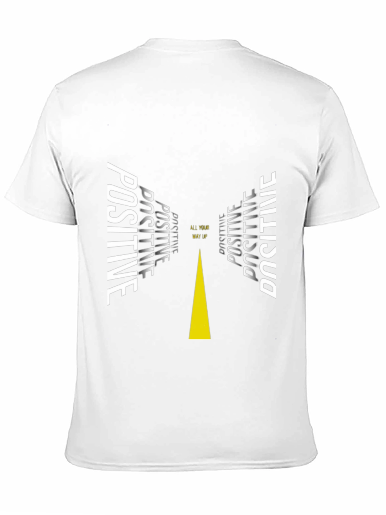 Black Positive Way Up Graphic Tee view 11