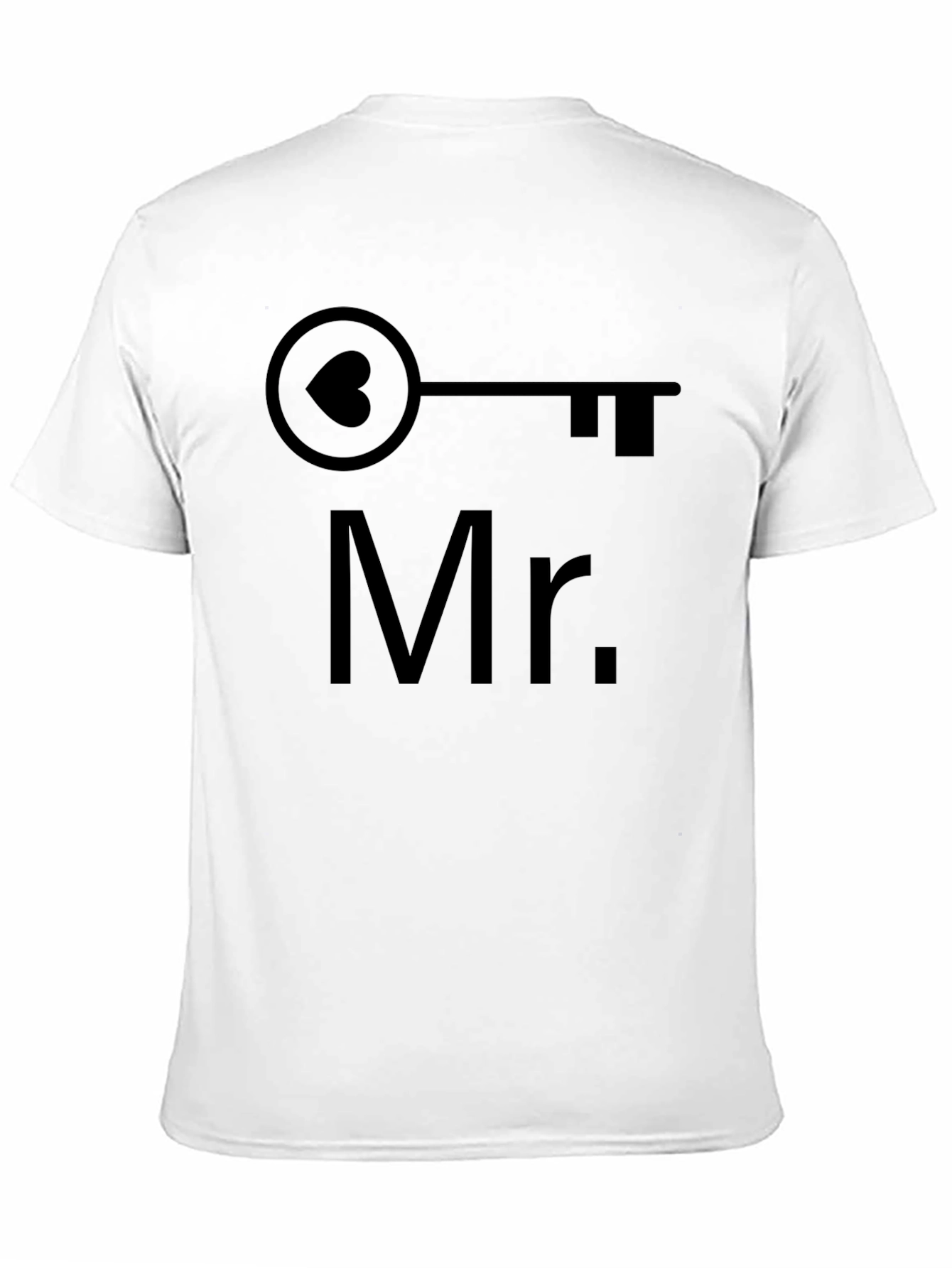 Black Mr. Key Heart Graphic Tee - Black view 11