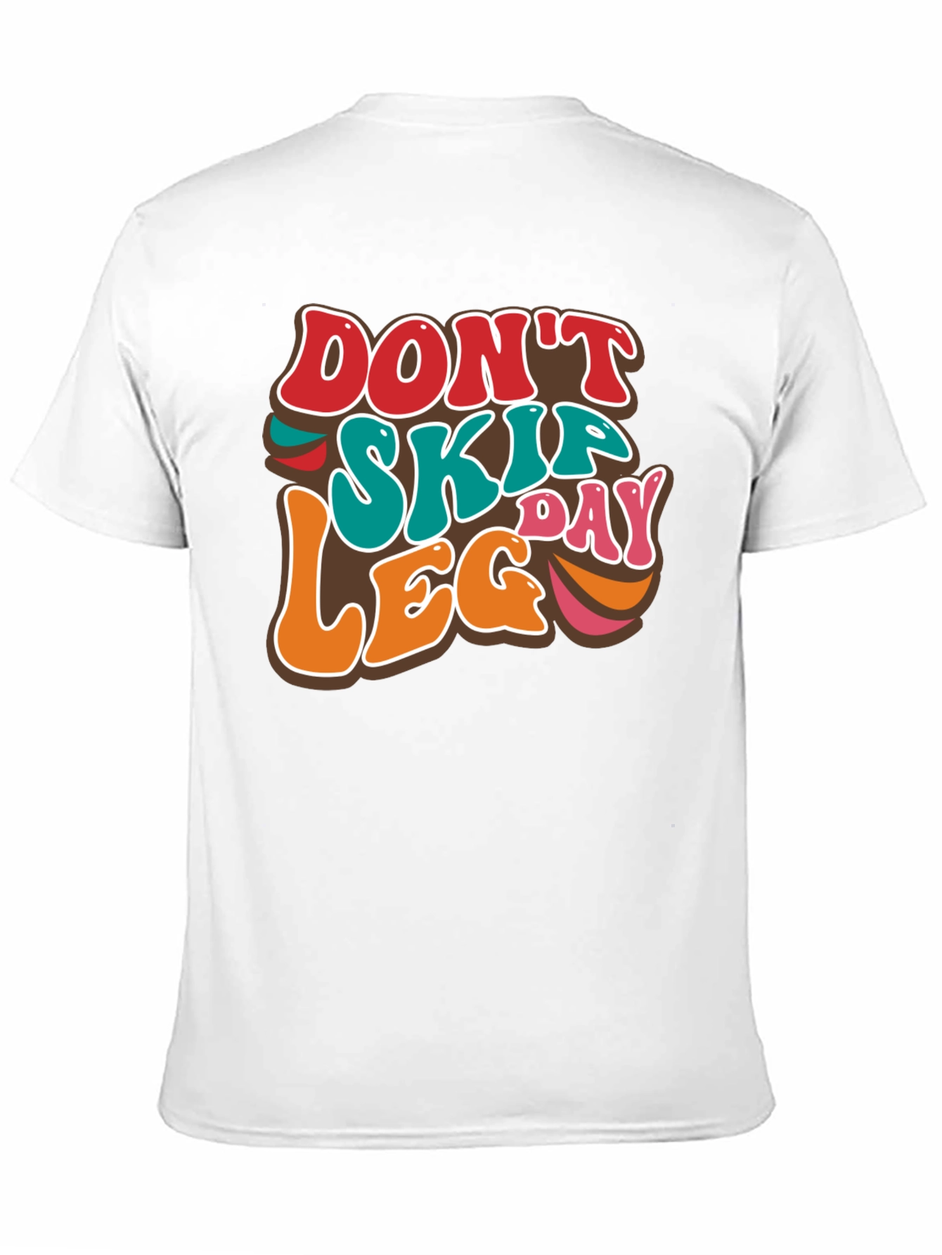 Black Don't Skip Leg Day Tee view 11