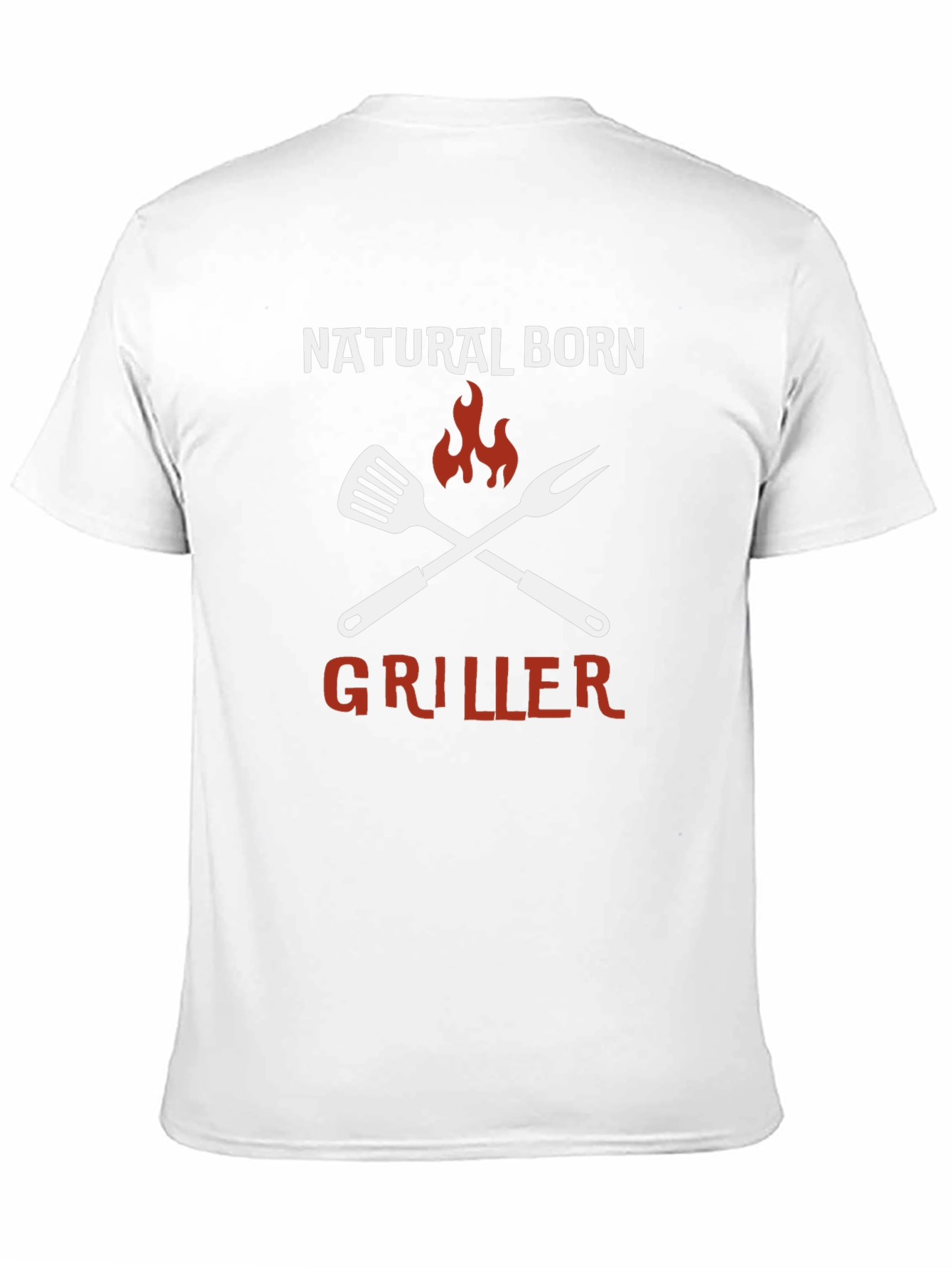 Black Natural Born Griller T-Shirt - BBQ Master Tee view 11