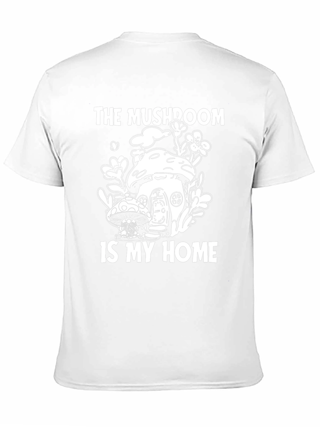 Black Mushroom Home T-Shirt - Nature Lover Tee view 11