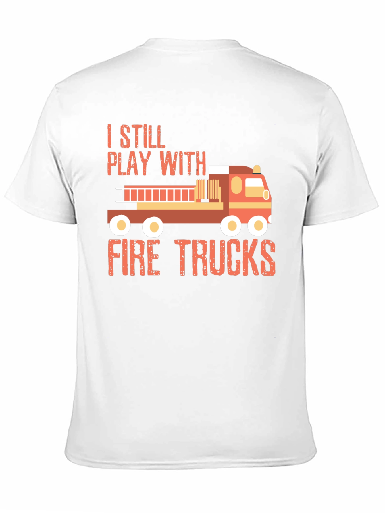 Black Fire Trucks T-Shirt - Play with Fire Trucks! view 11