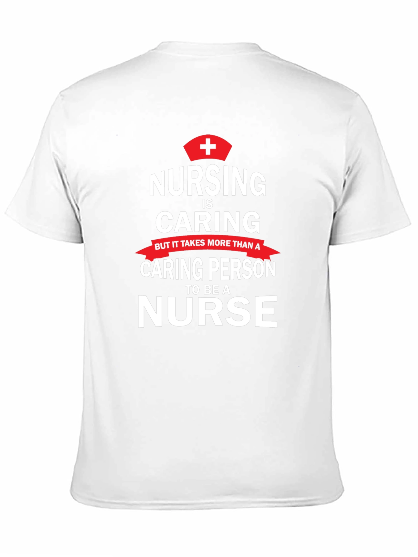 Black Nursing is Caring T-Shirt - Nurse Appreciation Tee view 11