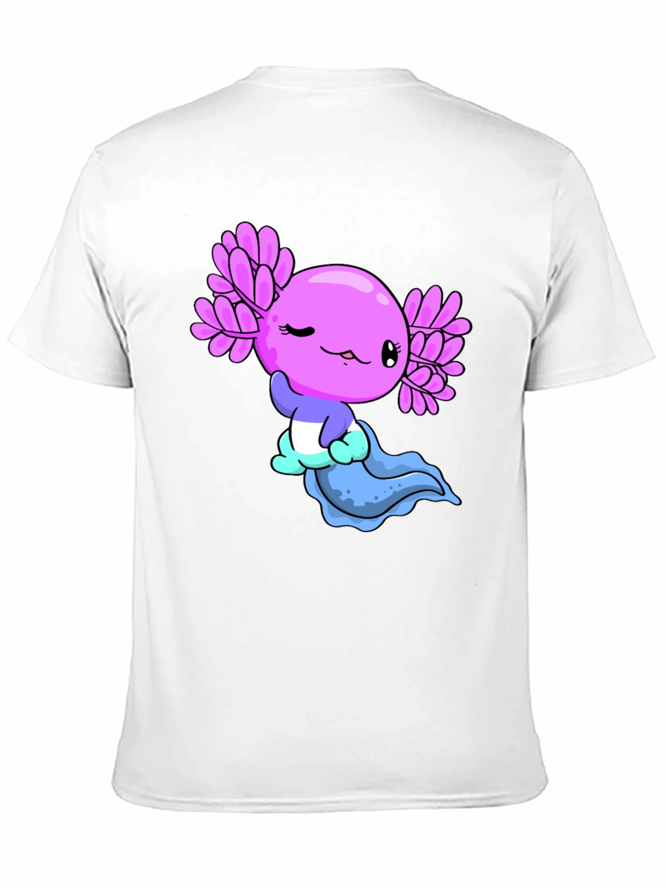 Black Axolotl Graphic Tee - Kawaii Design view 11