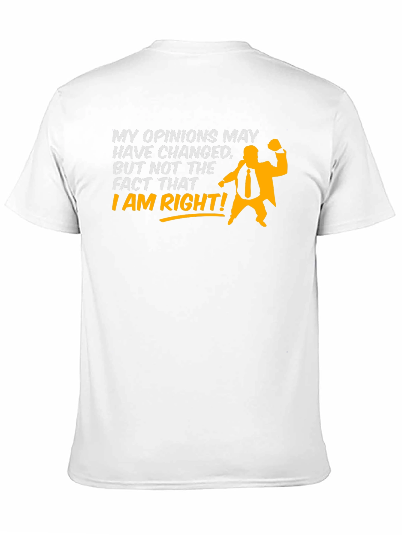 Black My Opinions Funny Humor T-Shirt view 11