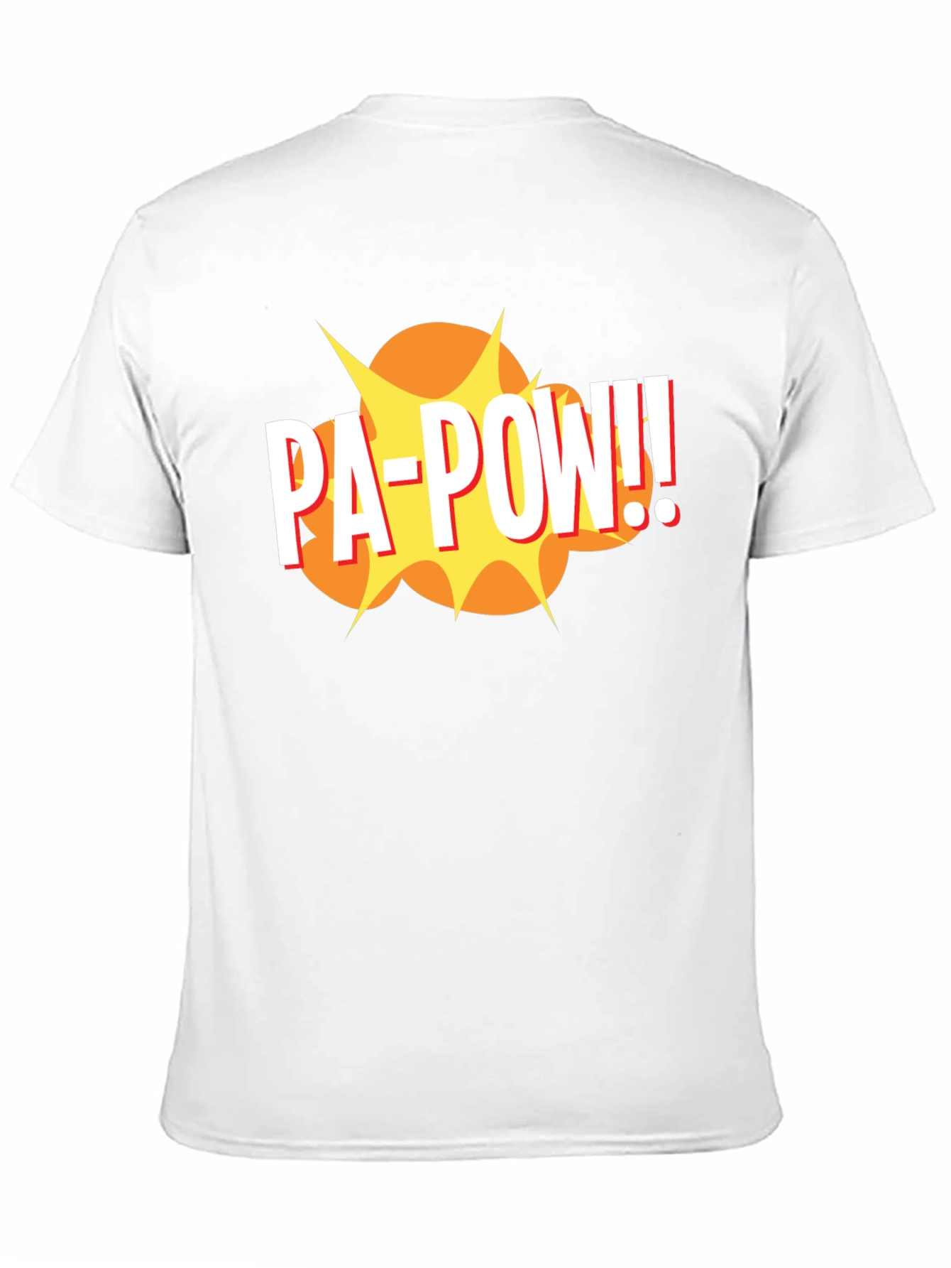 Black PA-POW!! Graphic T-Shirt - Black Comic Book Style Tee view 11