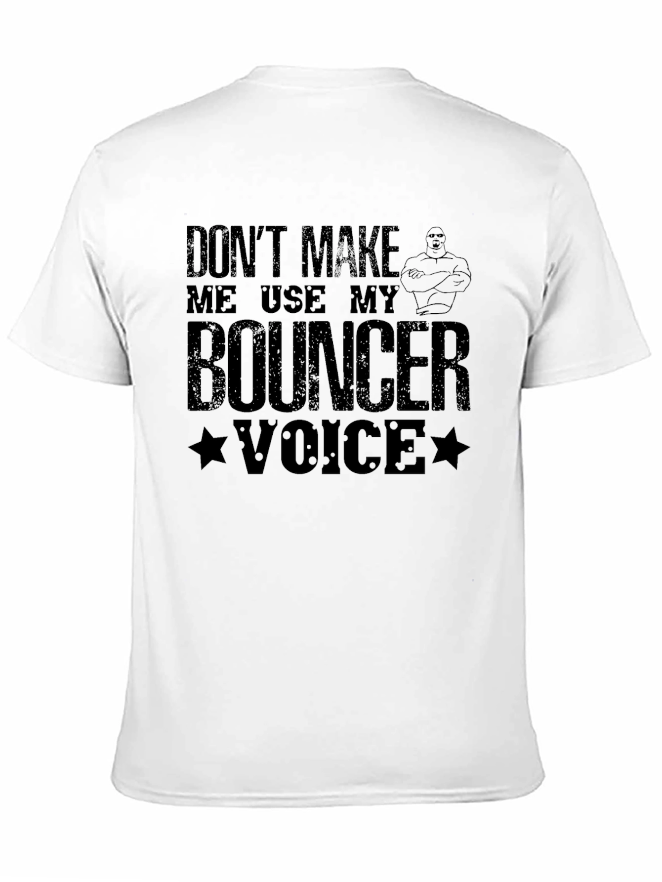 Black Bouncer Voice Graphic Tee - Black view 11