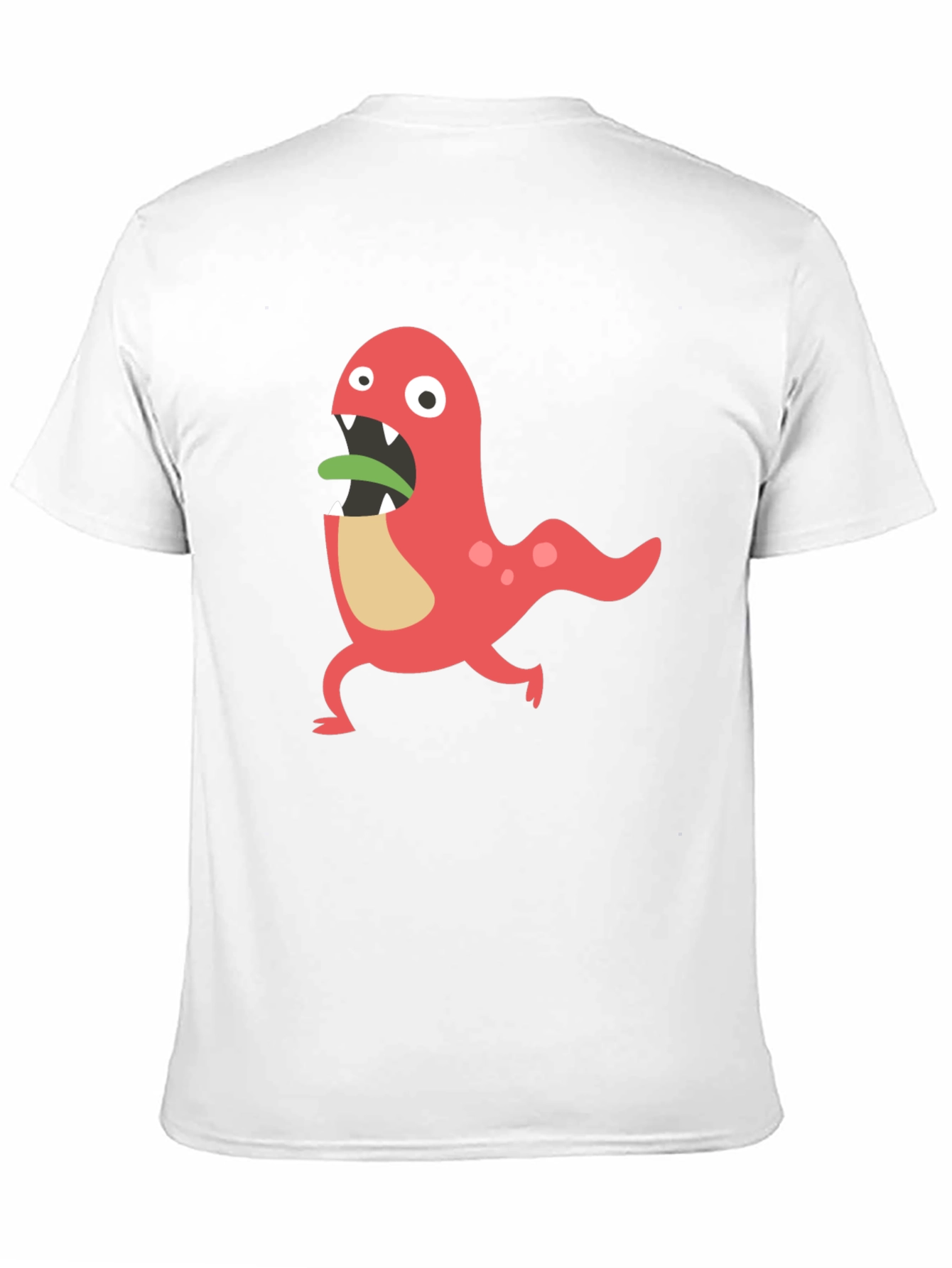 Black Monster Graphic Tee - Funny Cartoon Design view 11
