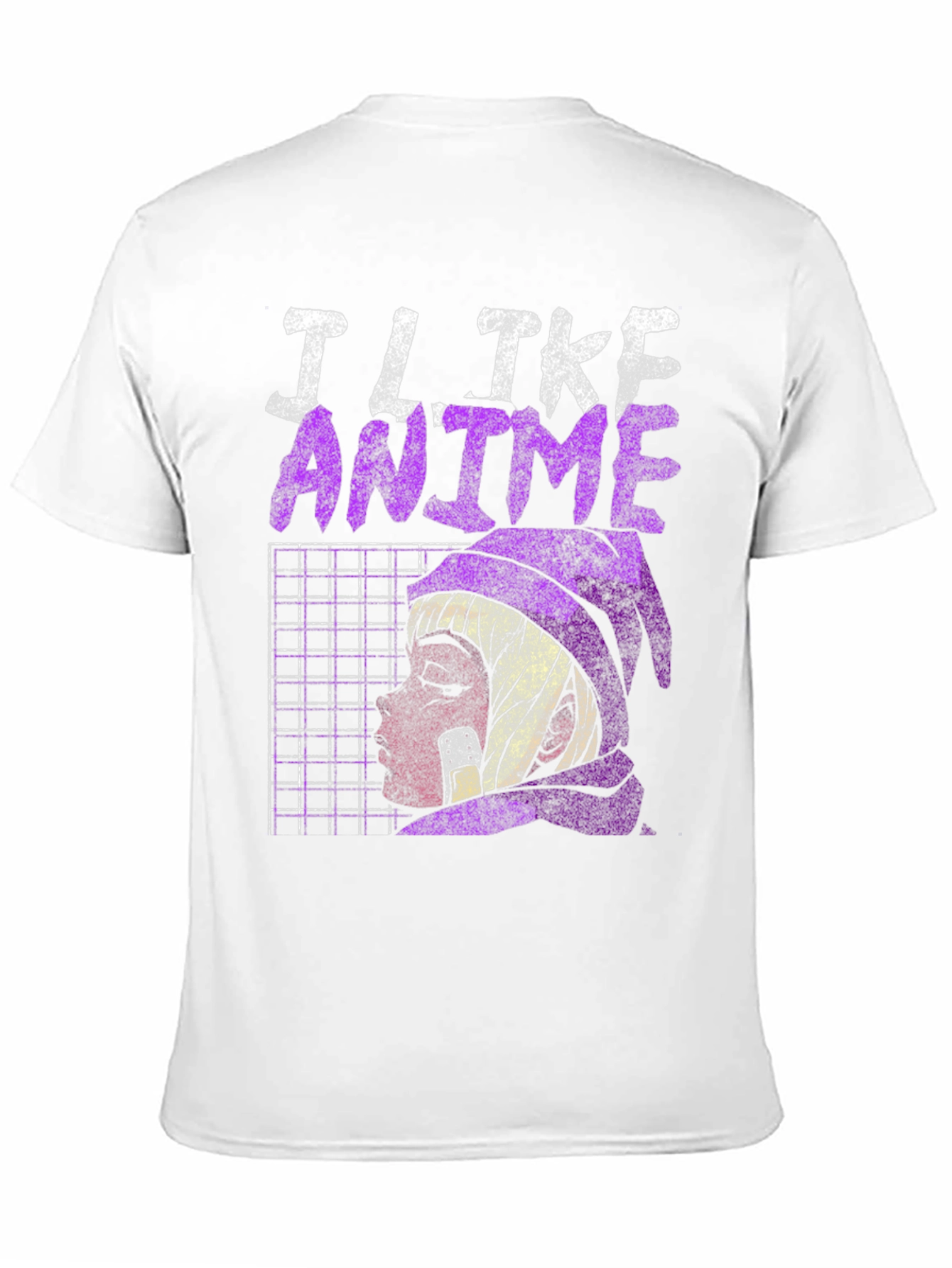 Black I Like Anime Graphic T-Shirt view 11