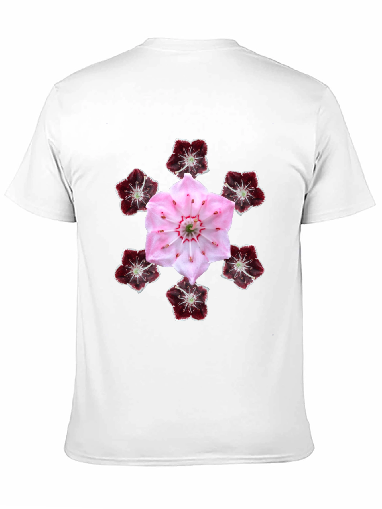 Black Floral Mandala Graphic T-Shirt view 11
