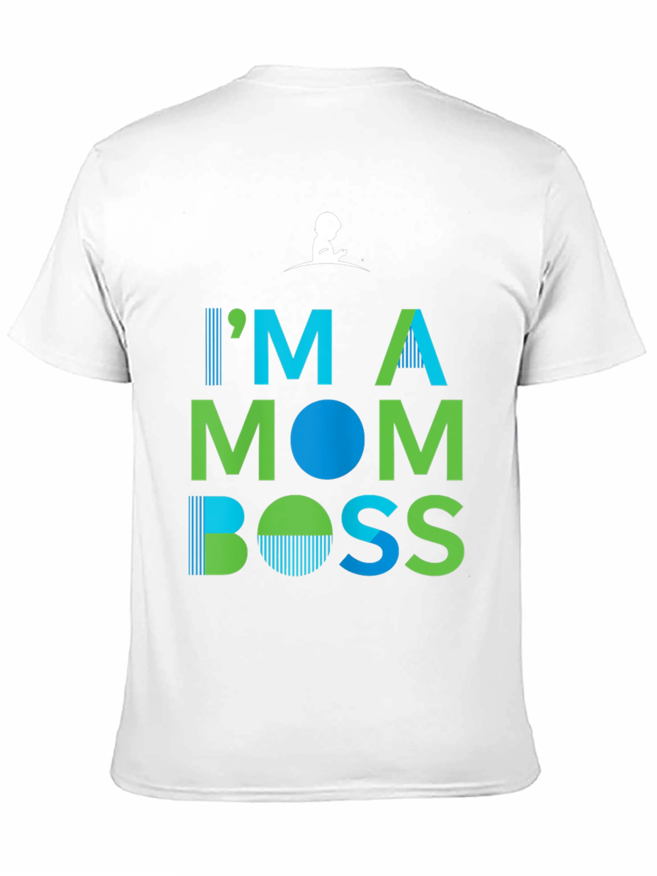 Black I'm A Mom Boss T-Shirt view 11