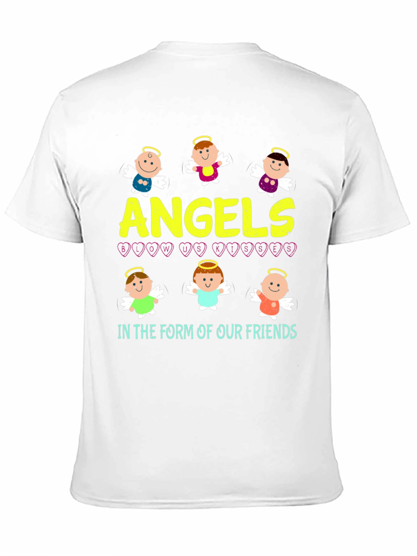 Black Angels Blow Us Kisses Graphic T-Shirt view 11