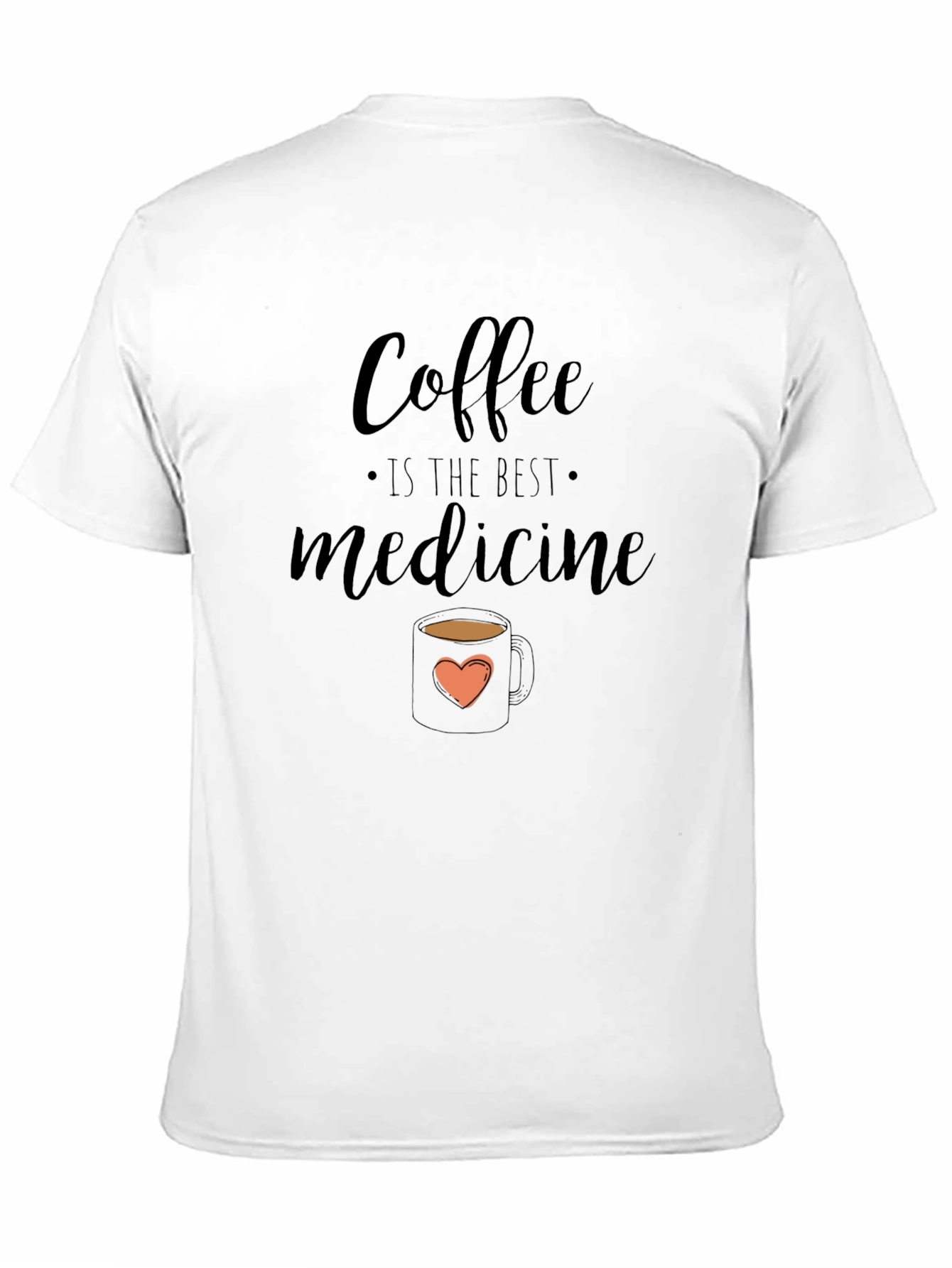 Black Coffee is the Best Medicine T-Shirt view 11
