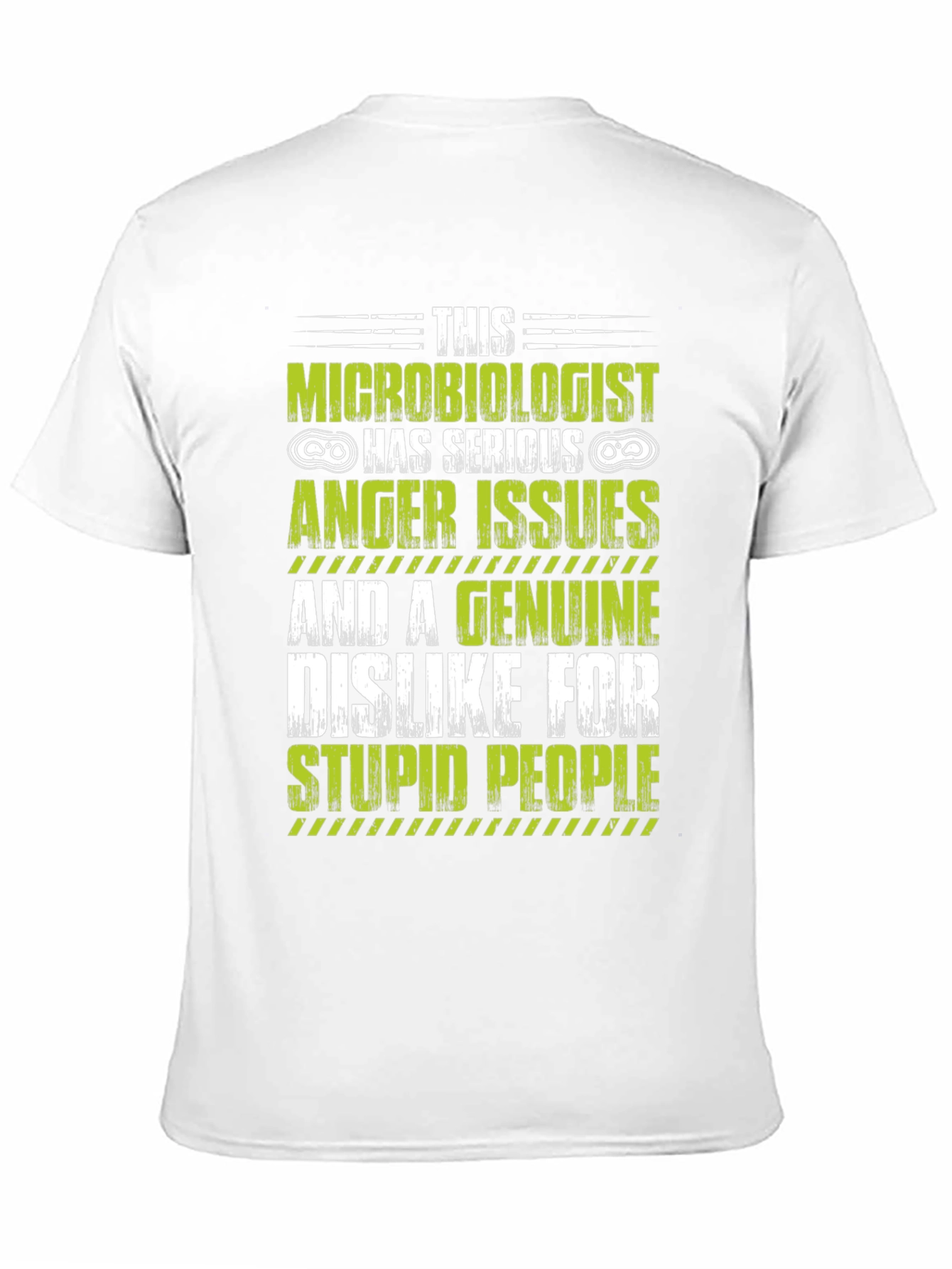 Black Microbiologist Anger Issues Graphic T-Shirt view 11