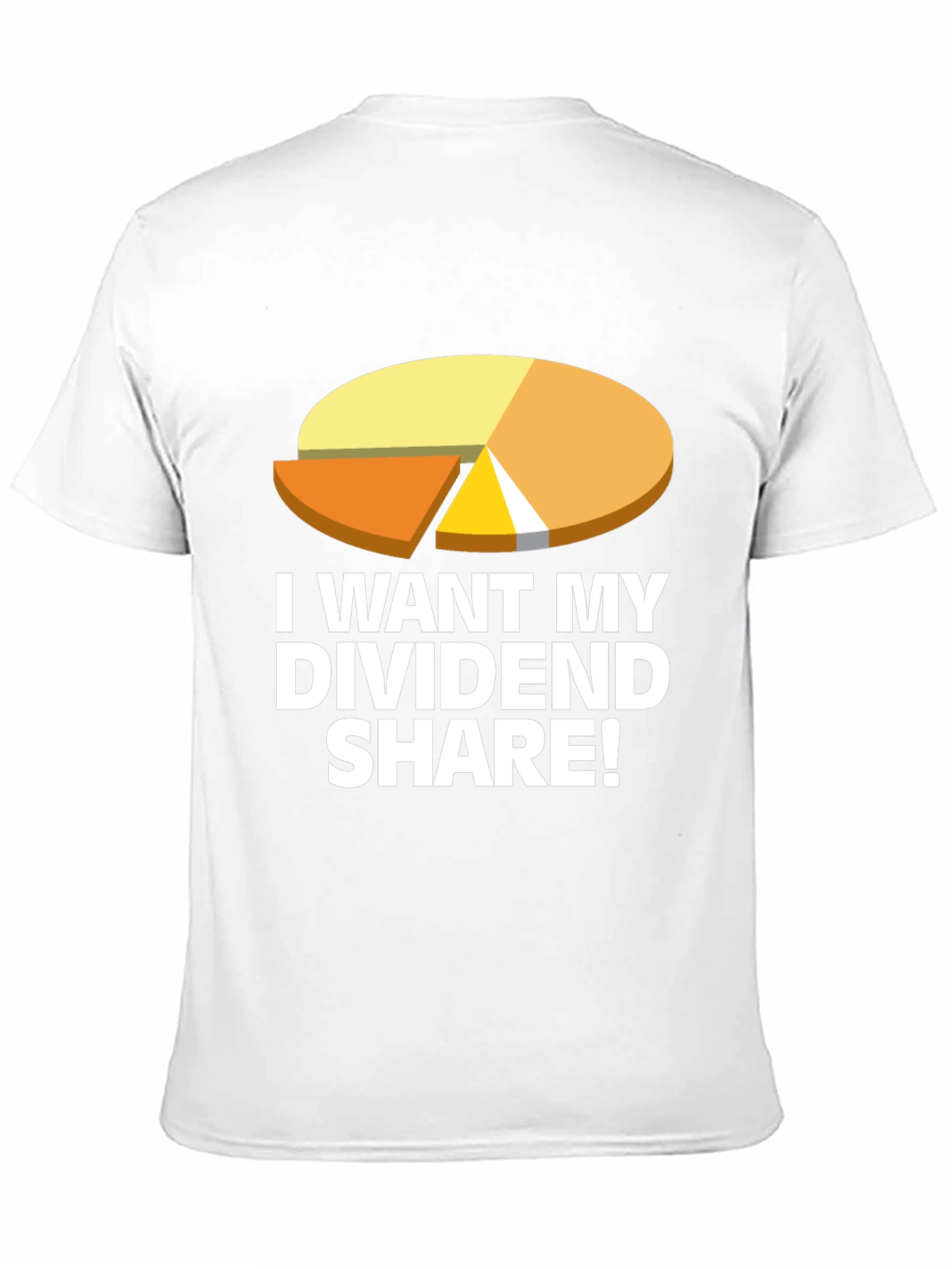 Black Dividend Share T-Shirt - Black Graphic Tee view 11