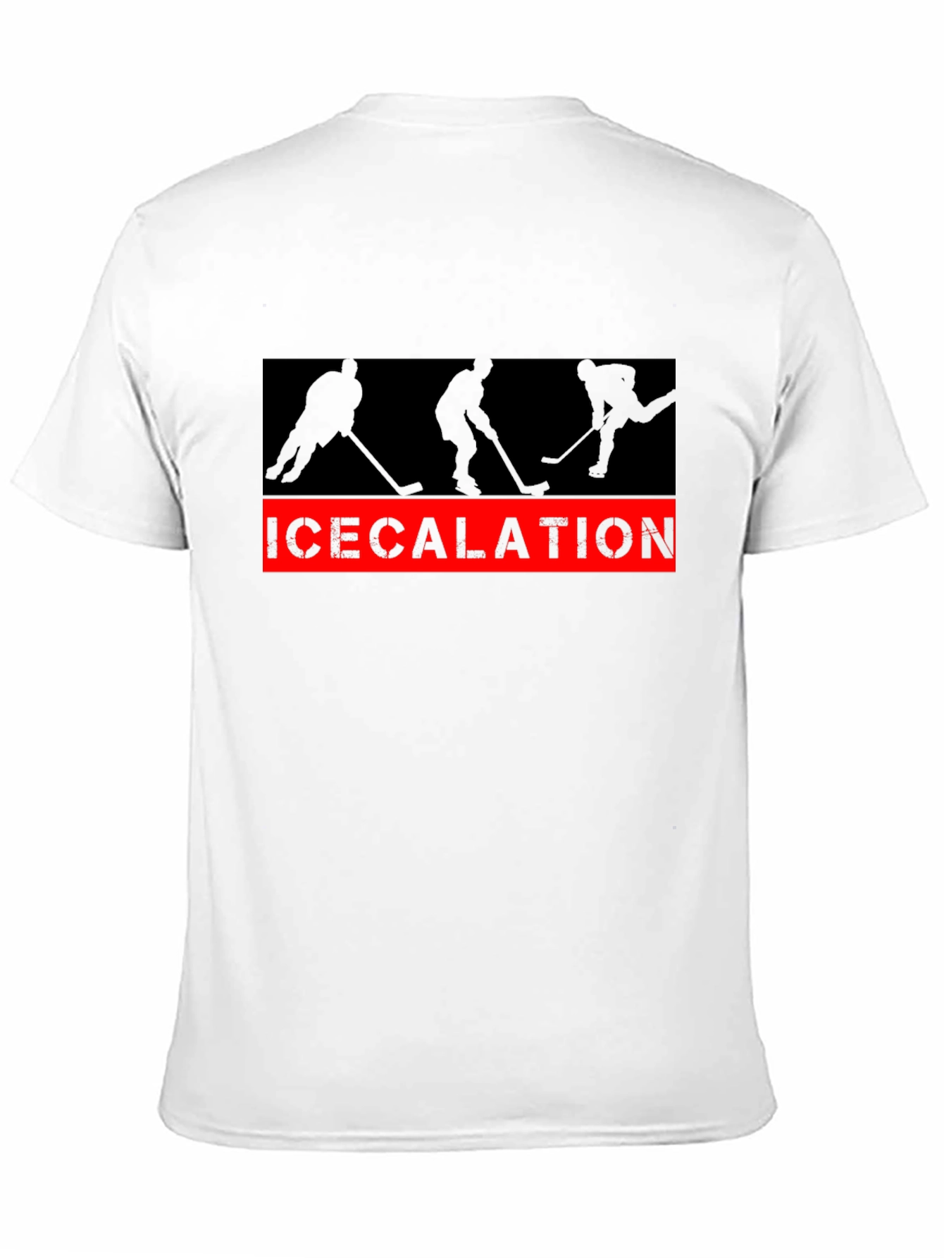Black Icecalation Hockey T-Shirt view 11