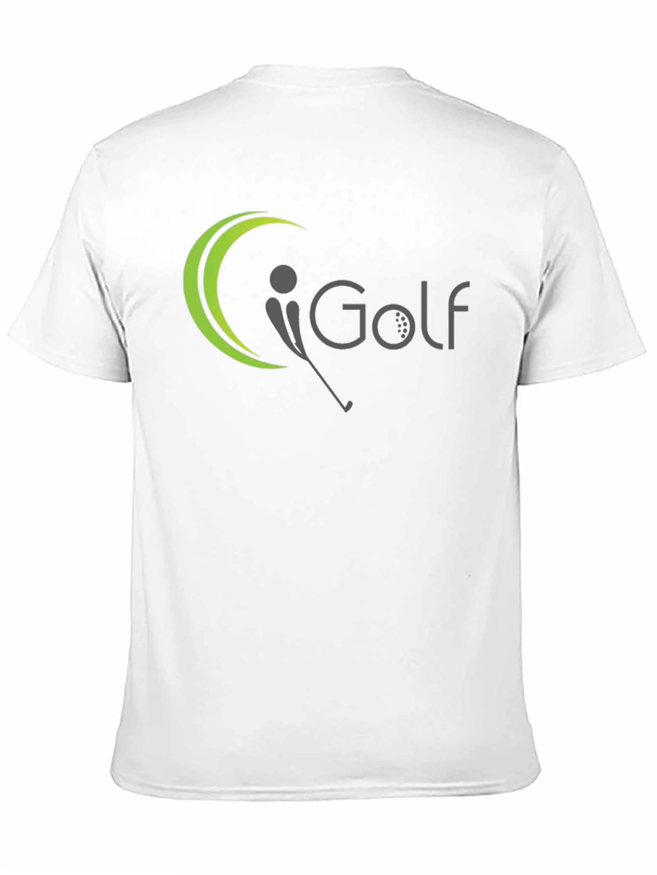 Black Golf Graphic T-Shirt - Black Cotton Tee view 11