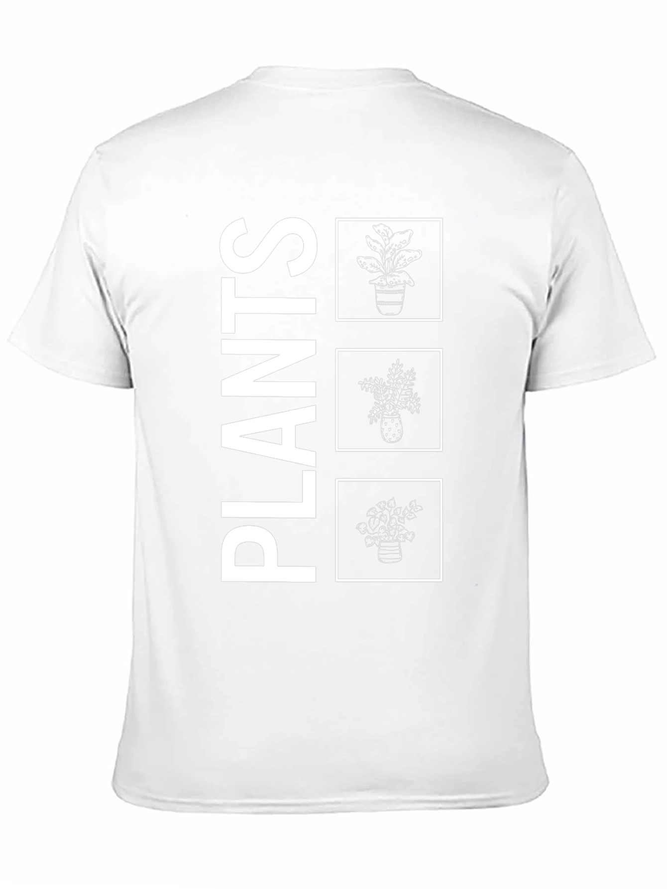 Black Plants Graphic Tee - Black view 11