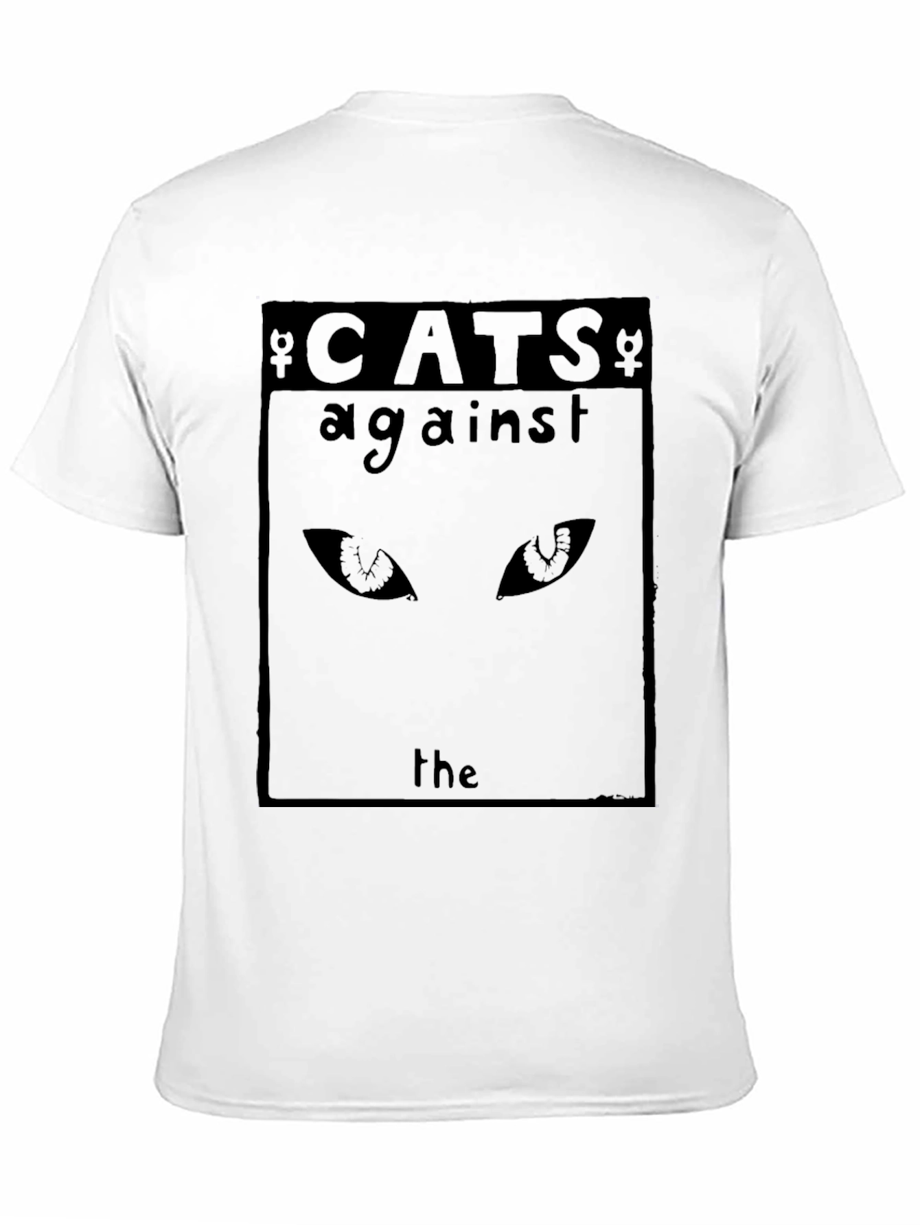 Black Cats Against The T-Shirt - Black Cat Eyes Tee view 11