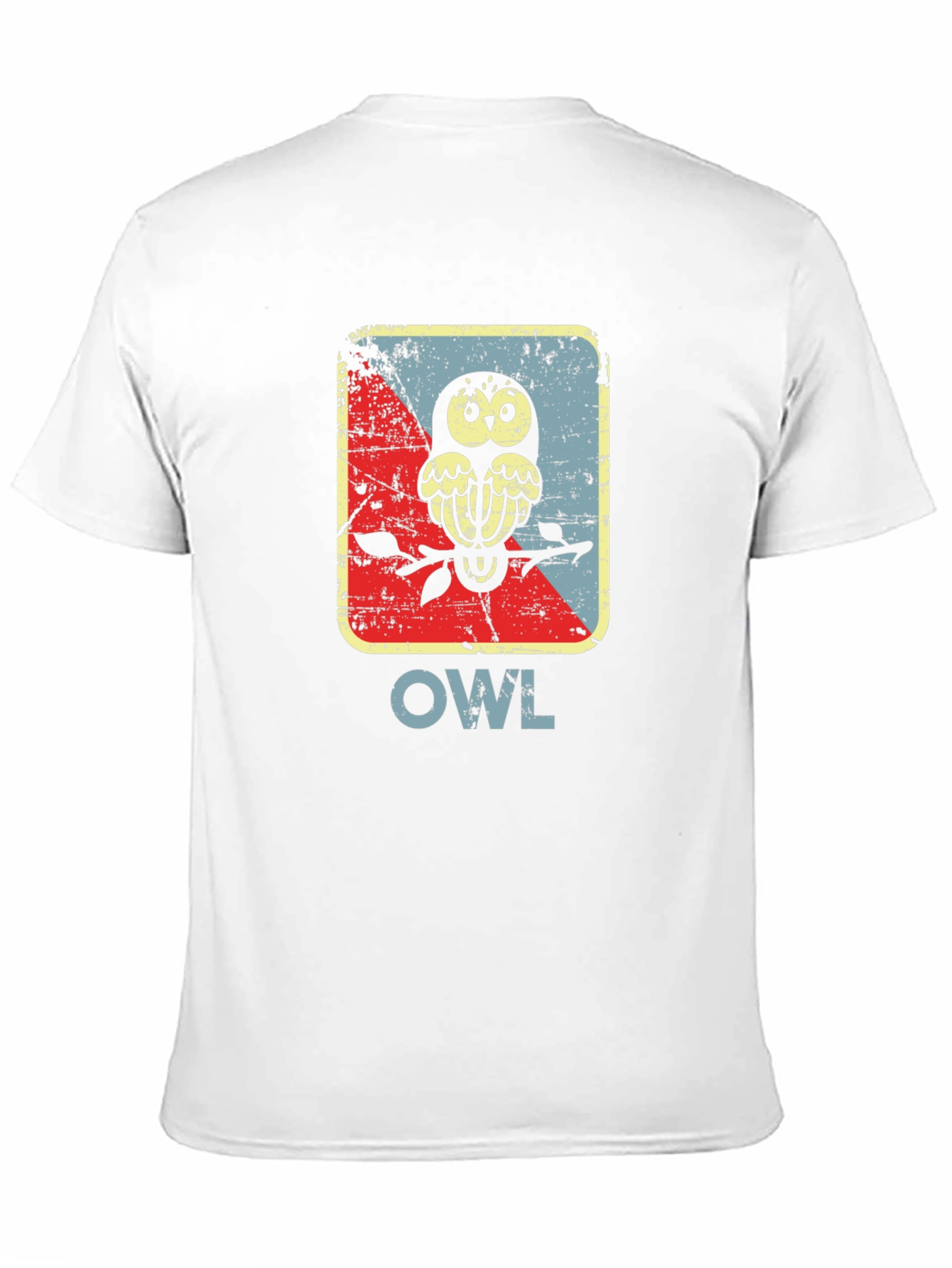 Black Vintage Owl Graphic Tee - Unique Bird Design view 11