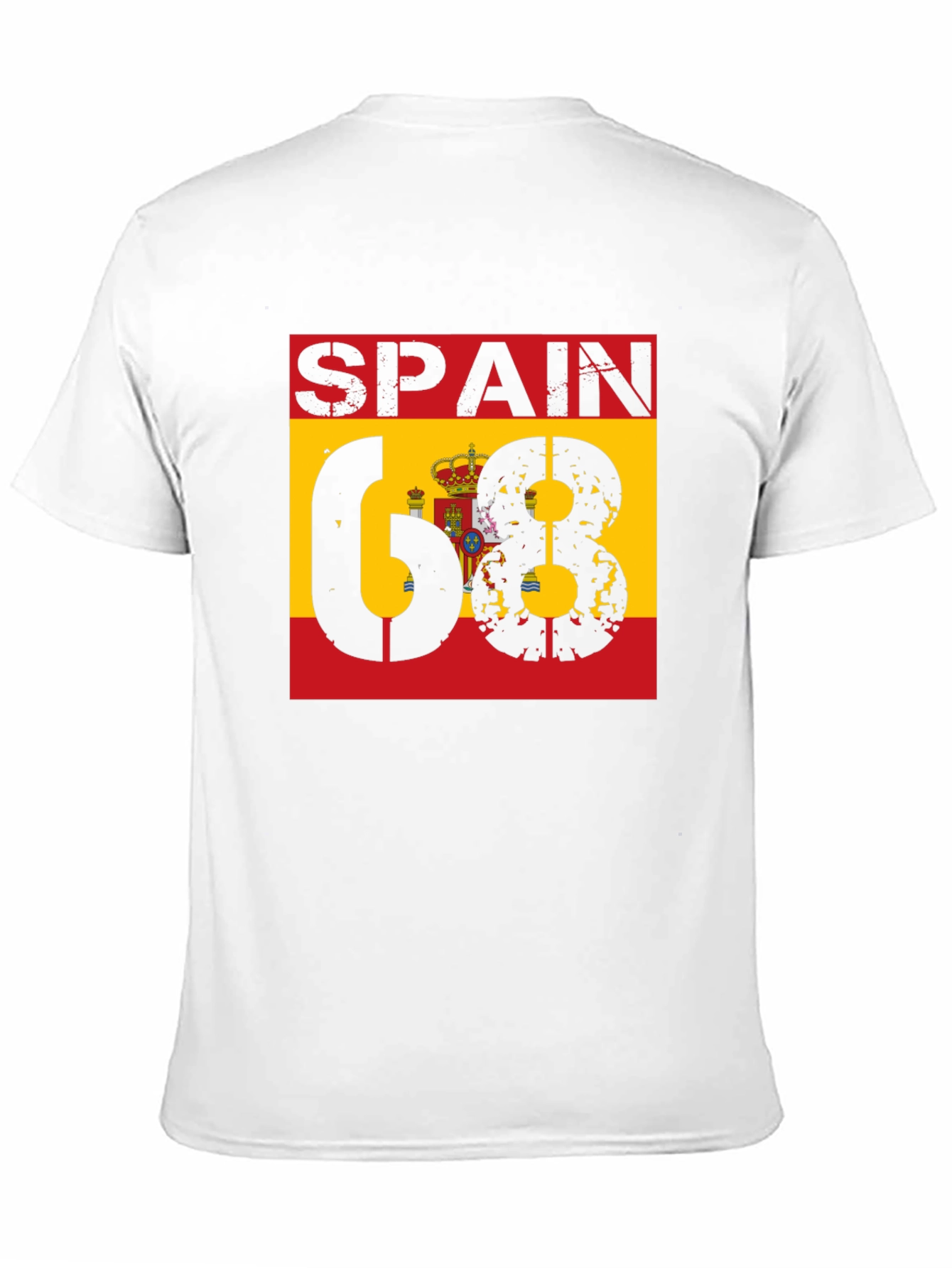 Spain 68 T-Shirt - Distressed Design - 11