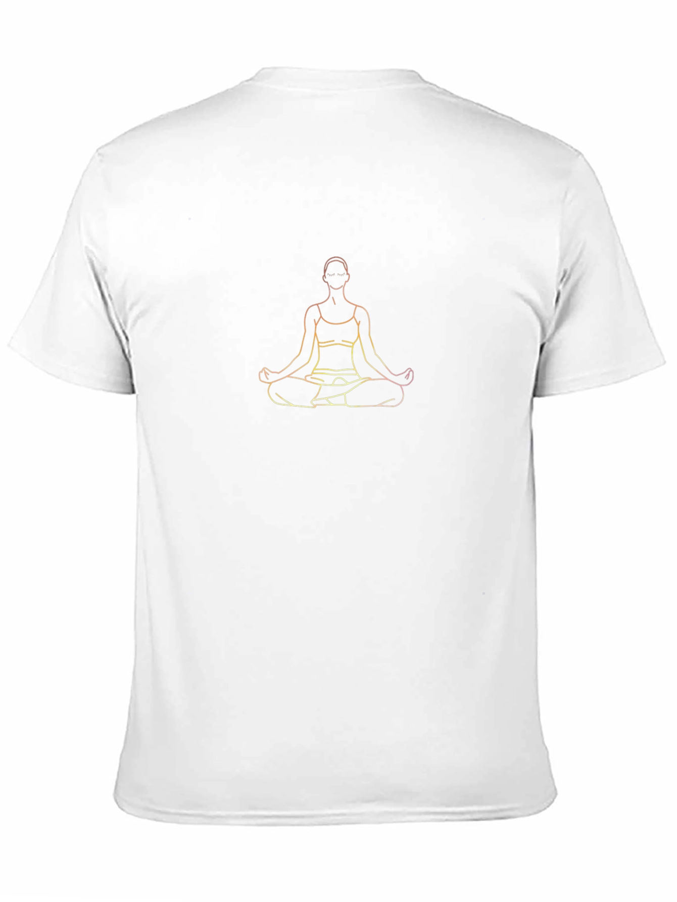Black Yoga Pose Graphic Tee - Black view 11