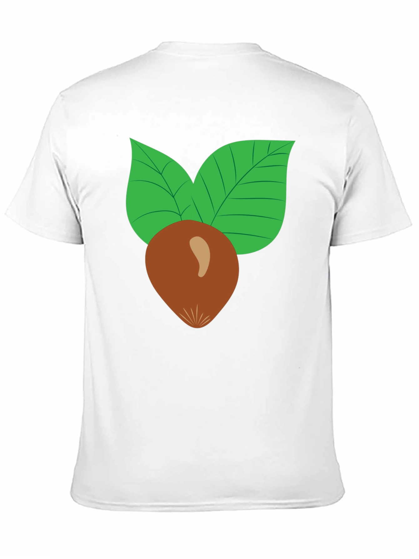 Black Nut & Leaf Graphic T-Shirt - Black view 11