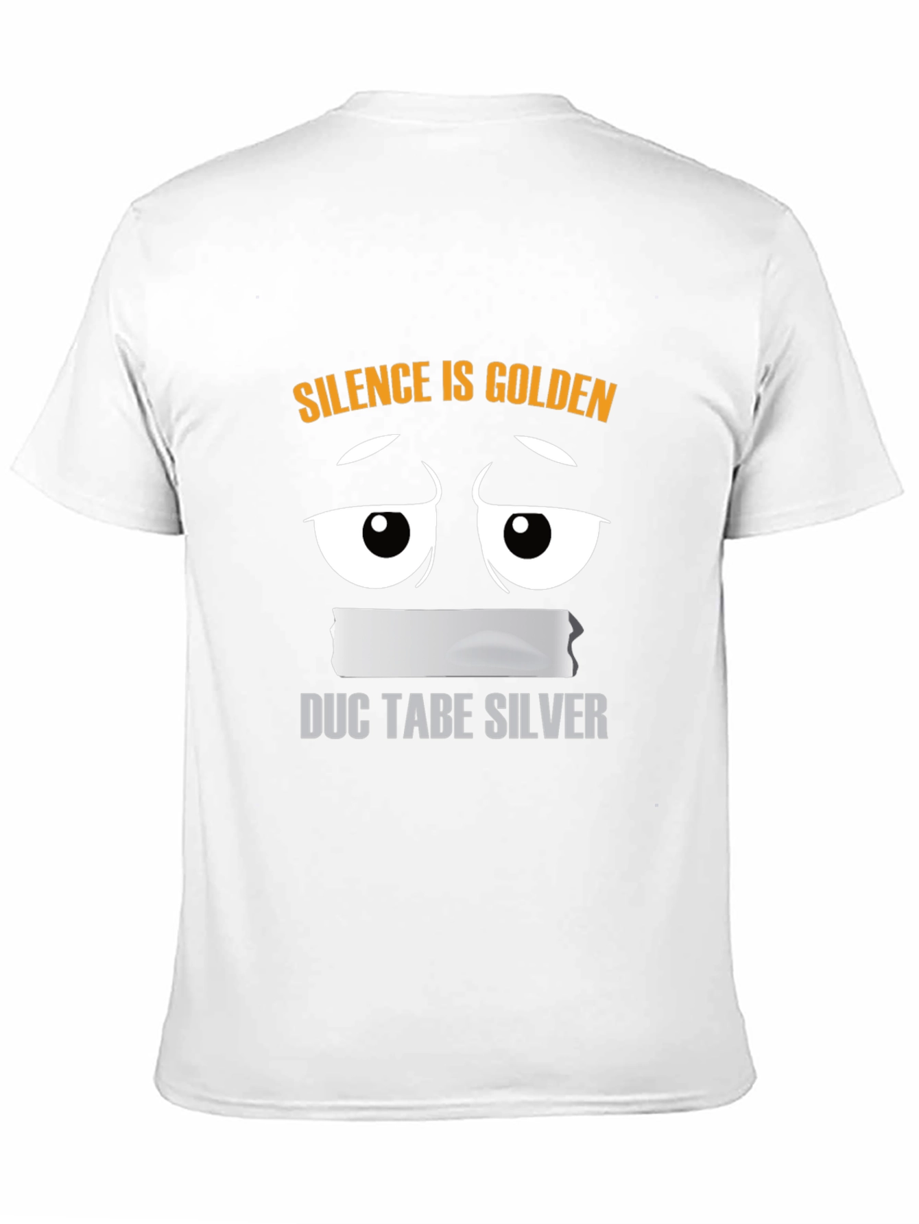 Black Silence is Golden Funny Graphic Tee view 11
